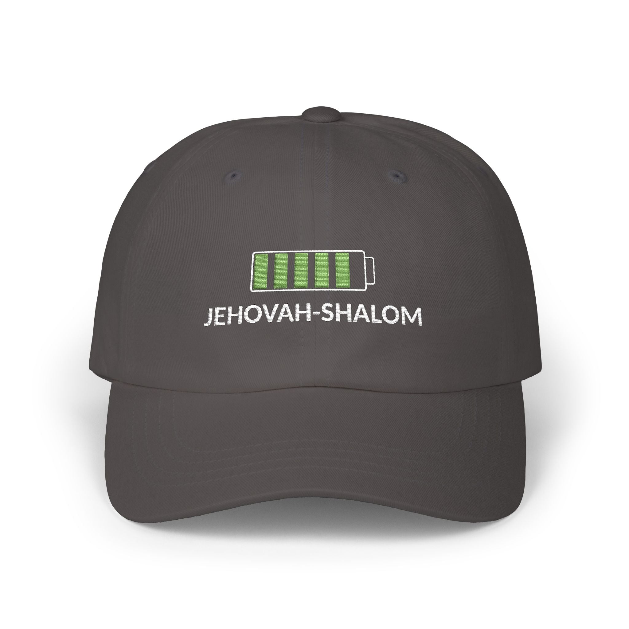 Jehovah Shalom Battery Icon Dad Cap