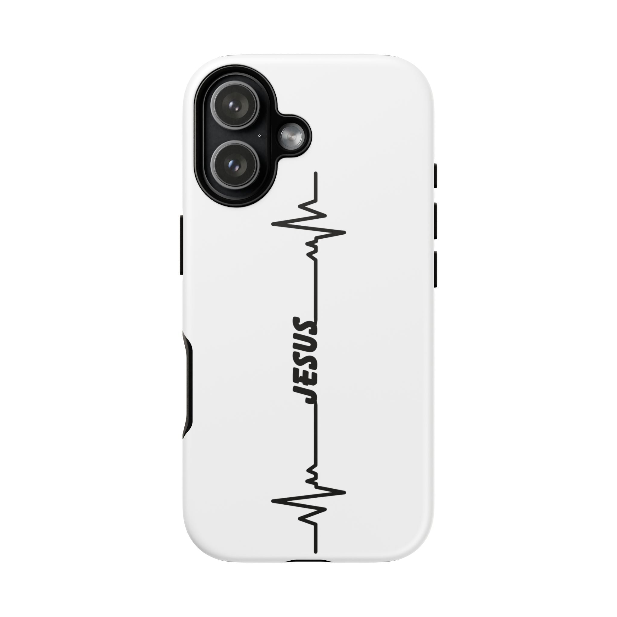 Jesus Heartbeat Phone Case — Christian Faith Protective Phone Cover