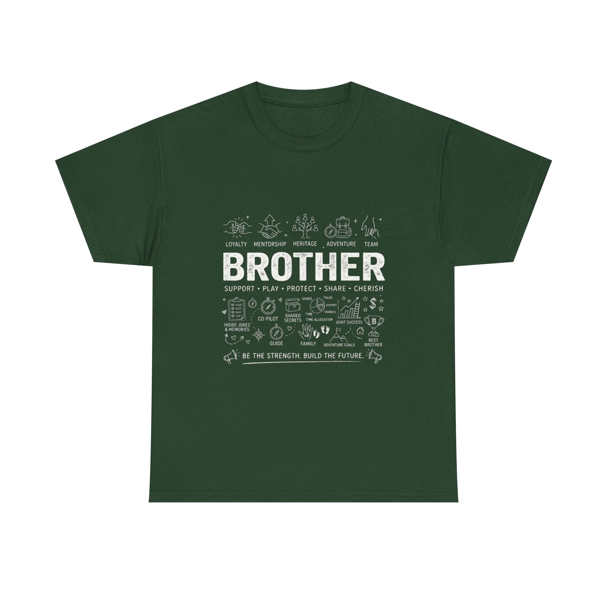 Brother Doodle T-Shirt — Cute Hand-Drawn Sibling Gift for Birthdays & Weddings