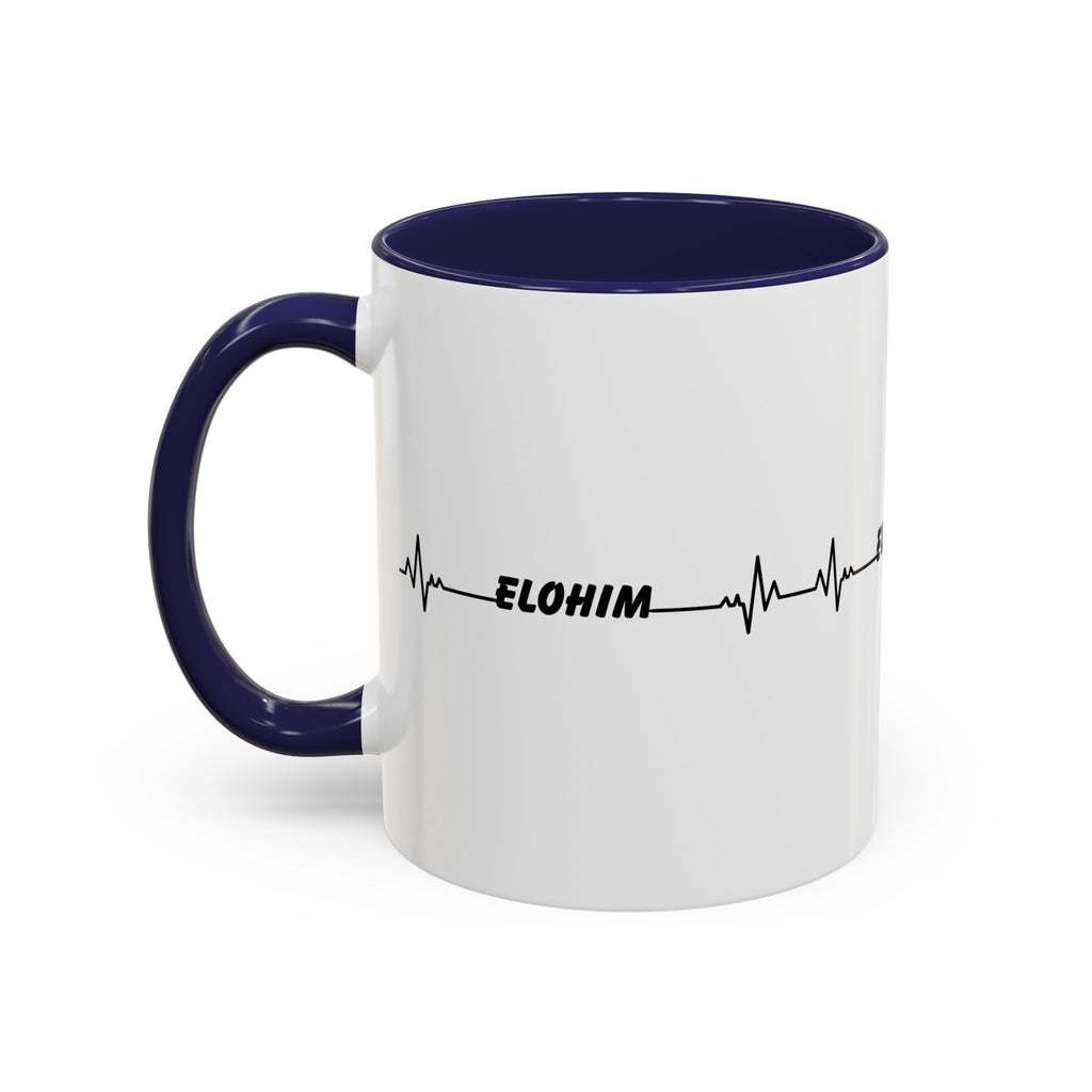 Elohim Heartbeat Accent Coffee Mug — 11/15oz