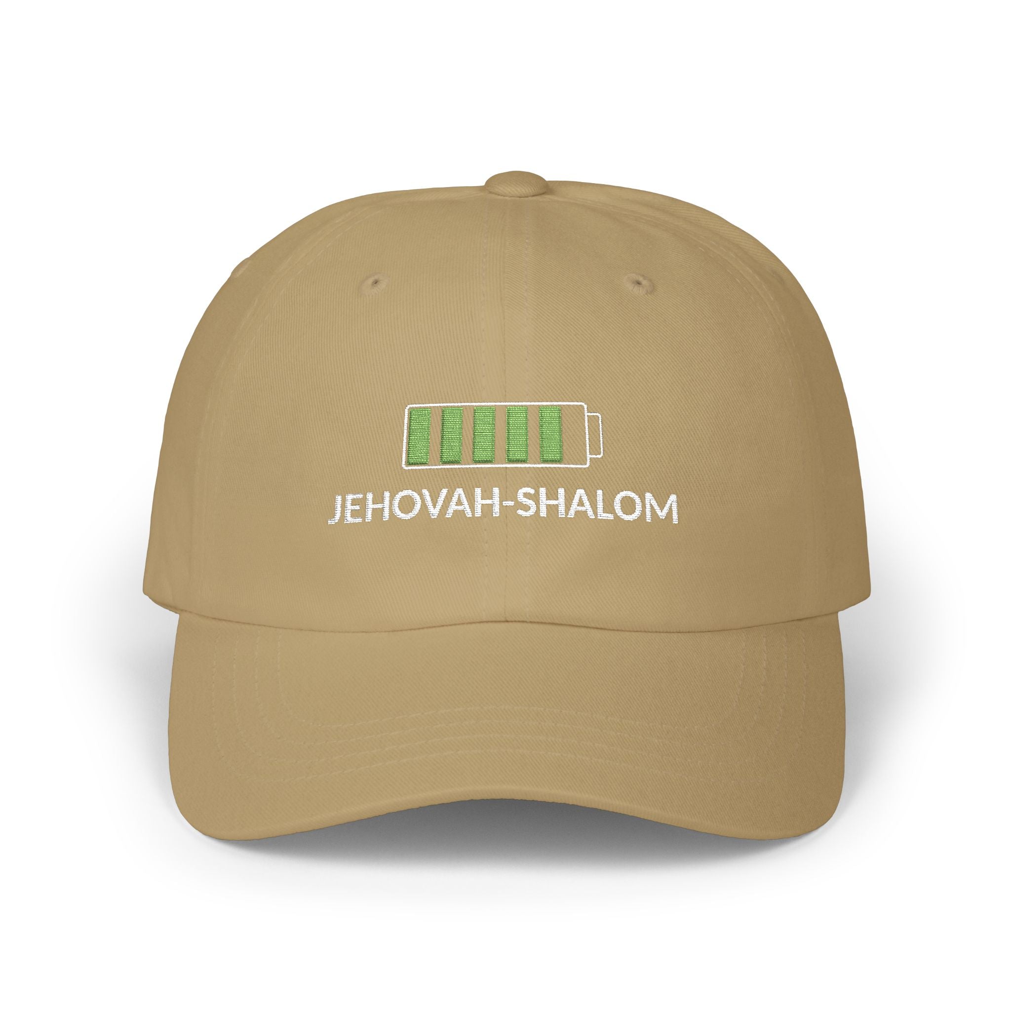 Jehovah Shalom Battery Icon Dad Cap