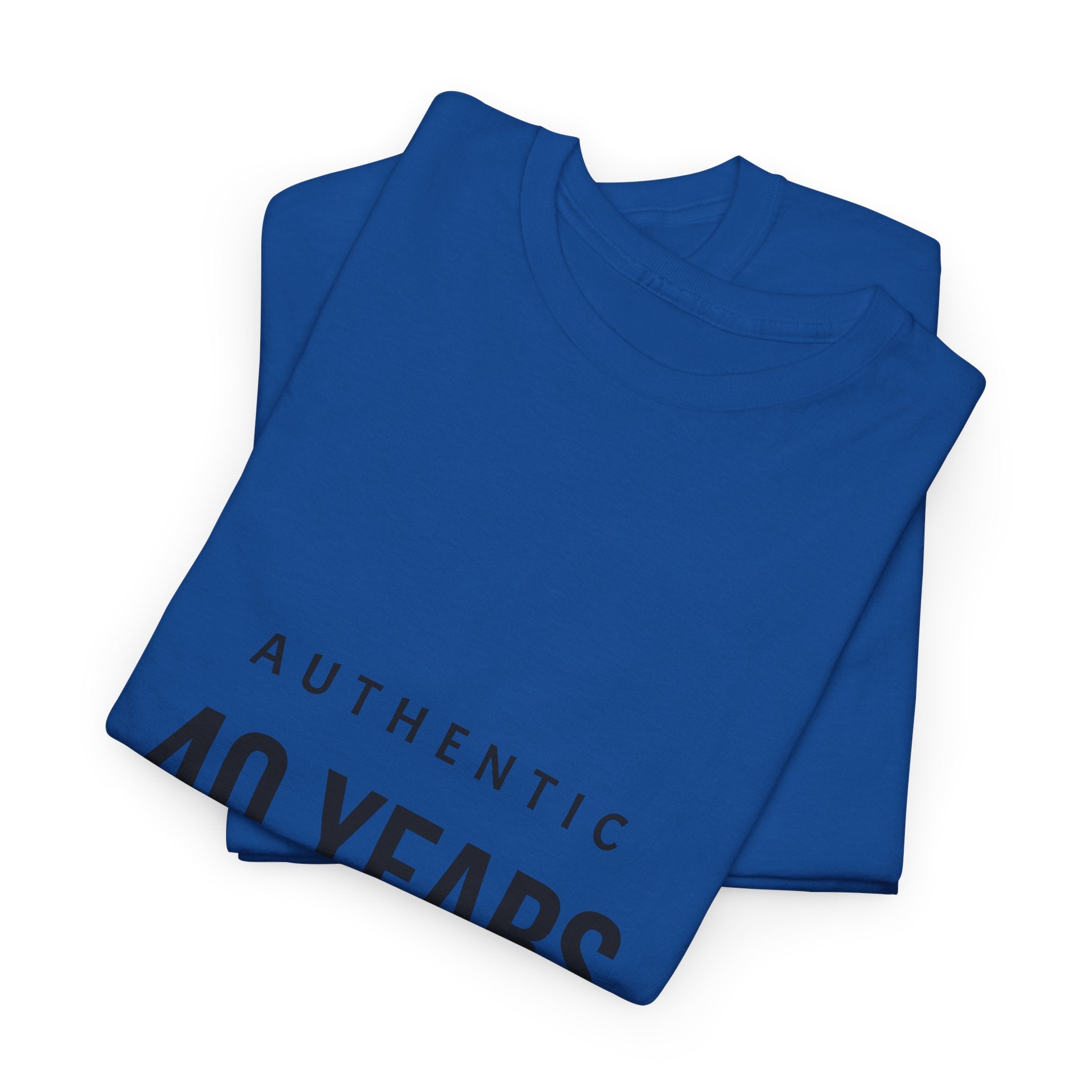 40 Years of Lessons Tee — "40 Years of Lessons, Losses, Glow-Ups, and Not Folding Once"