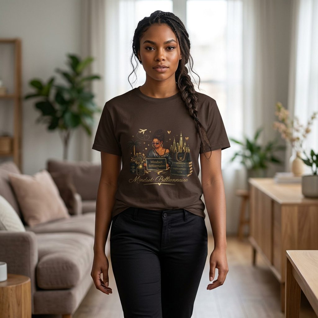 Millionnaire Mindset T-Shirt — Hustler Entrepreneur Motivational Tee