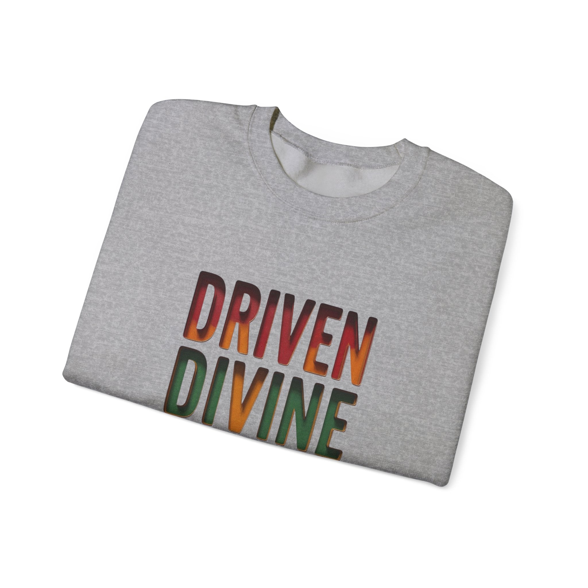 Driven Divine Different Sweatshirt | Juneteenth Pan-African Colors, Freedom Message