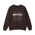 Brother Crewneck Sweatshirt – Brotherhood Icons Design (Loyalty, Mentorship, Adventure)