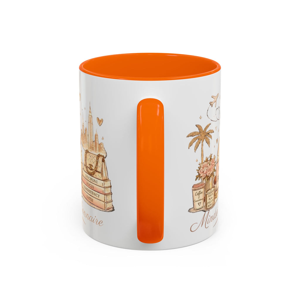 Mindset: Billionaire Accent Coffee Mug — Inspirational Luxury Travel Design (11/15 oz)