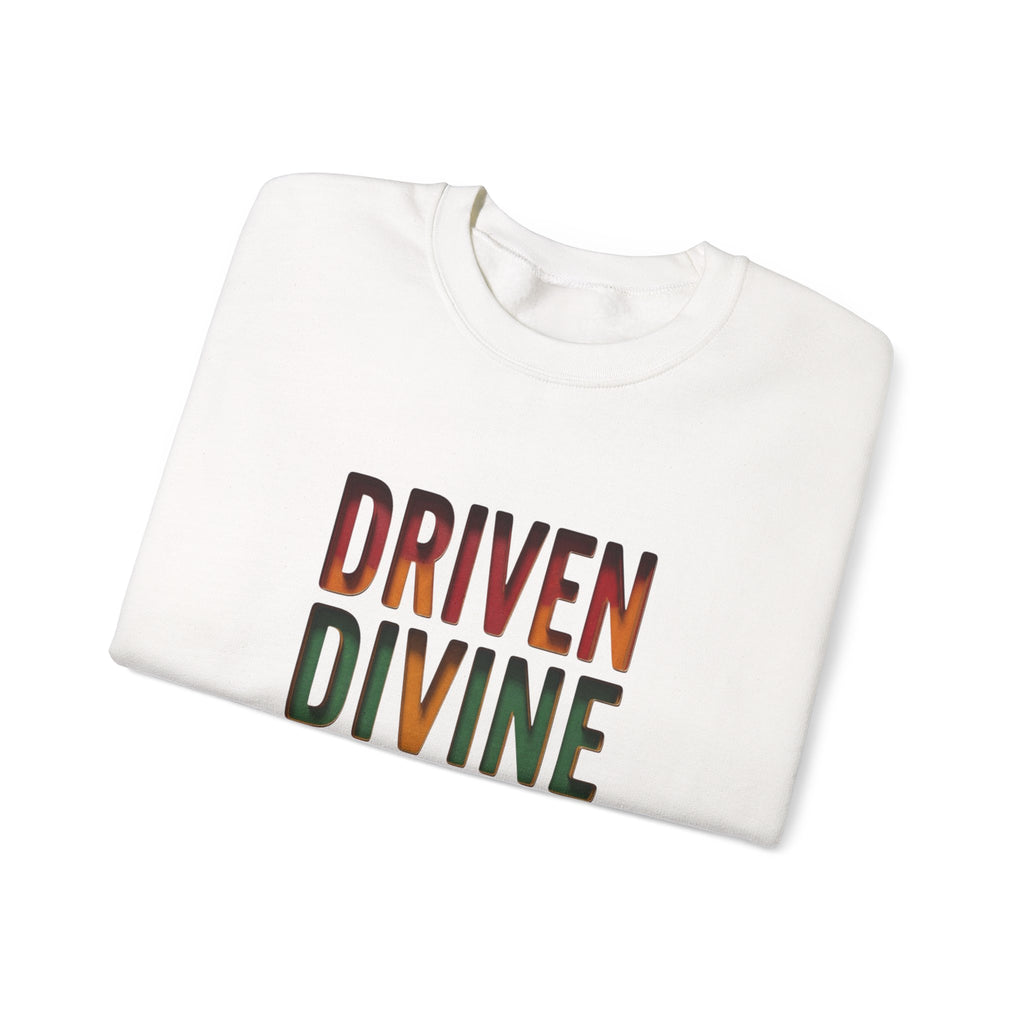 Driven Divine Different Sweatshirt | Juneteenth Pan-African Colors, Freedom Message