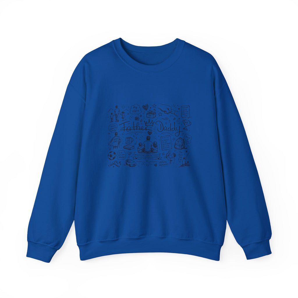Father Daddy Doodle Crewneck Sweatshirt