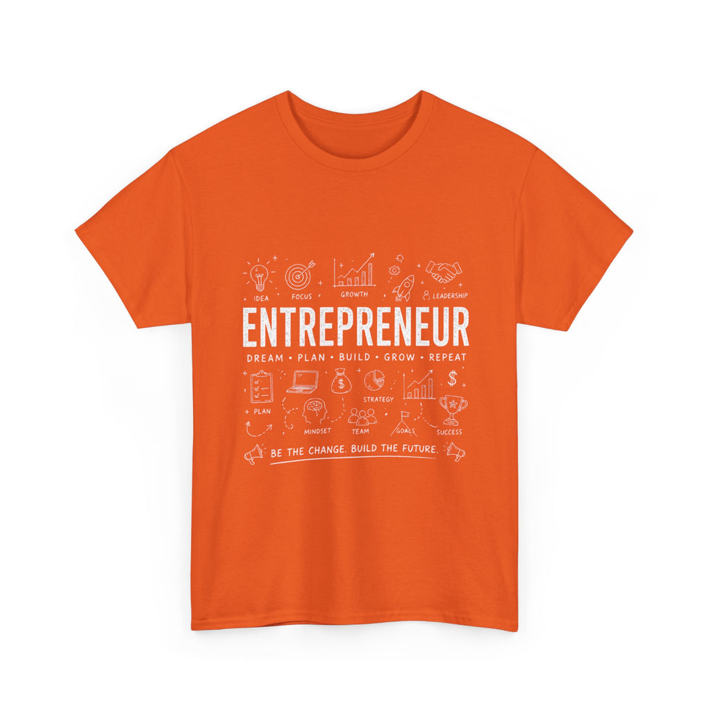 Entrepreneur Doodle T-Shirt — Hustle, Motivation & Hard Work Tee
