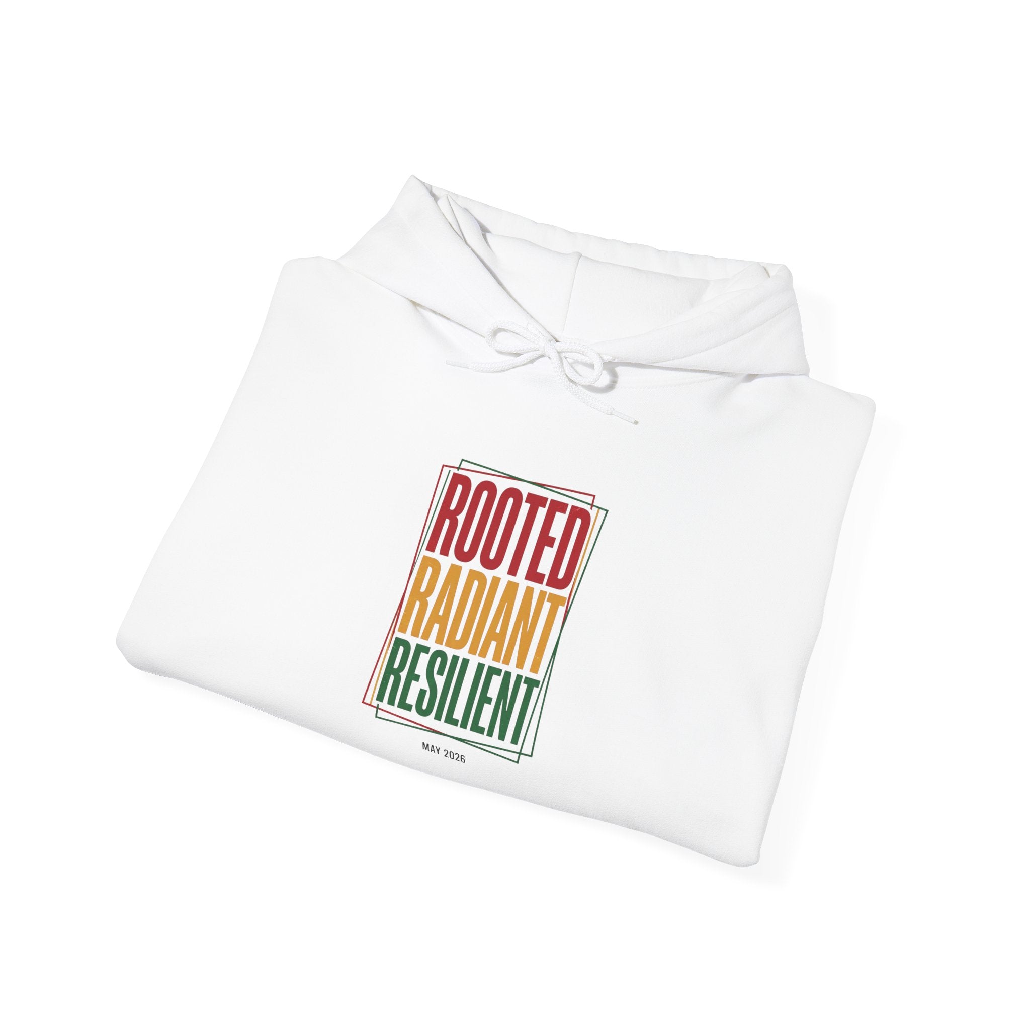 Rooted Radiant Resilient Hoodie | Juneteenth Pan-African Freedom 1865