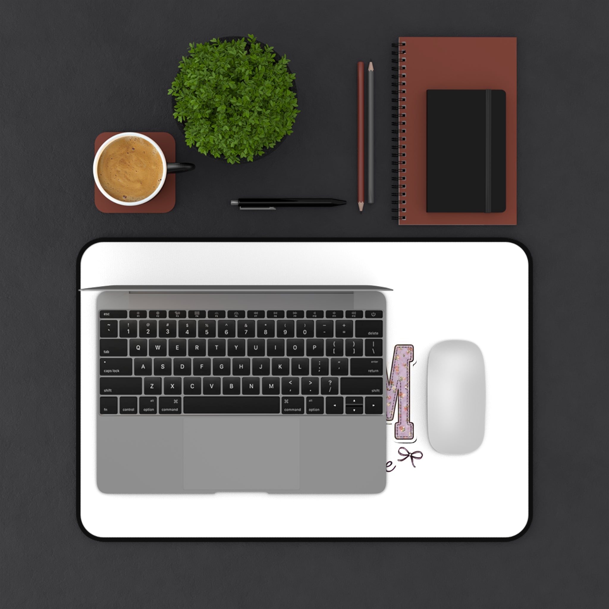 Desk Mat — "Jehovah Shalom: The Lord Is Peace" Inspirational Office Desk Mat