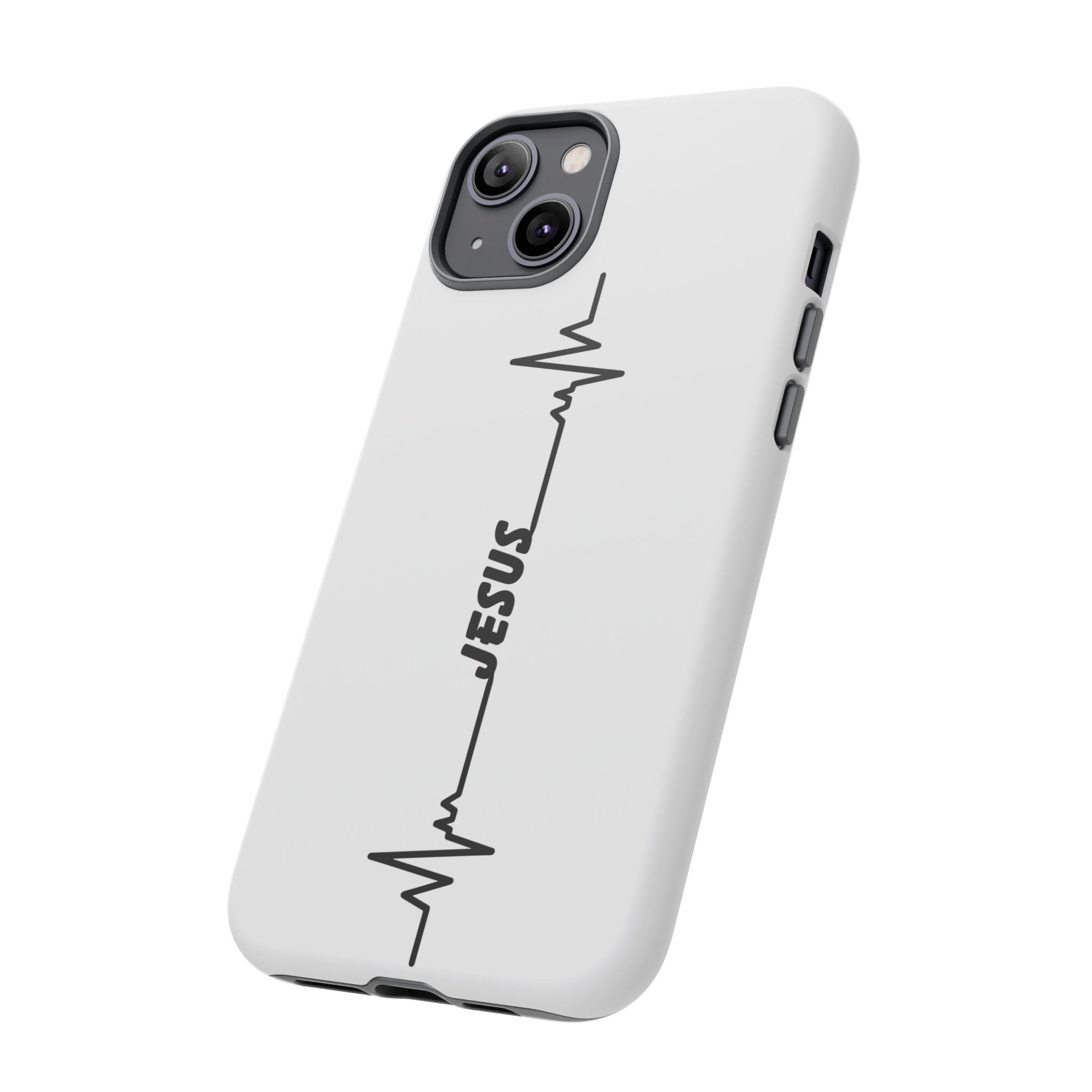 Jesus Heartbeat Phone Case — Christian Faith Protective Phone Cover