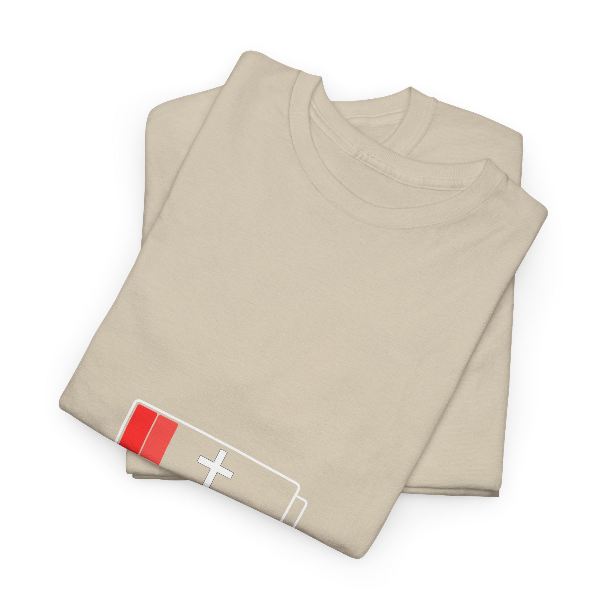 Need Jesus Low Battery Christian T-Shirt