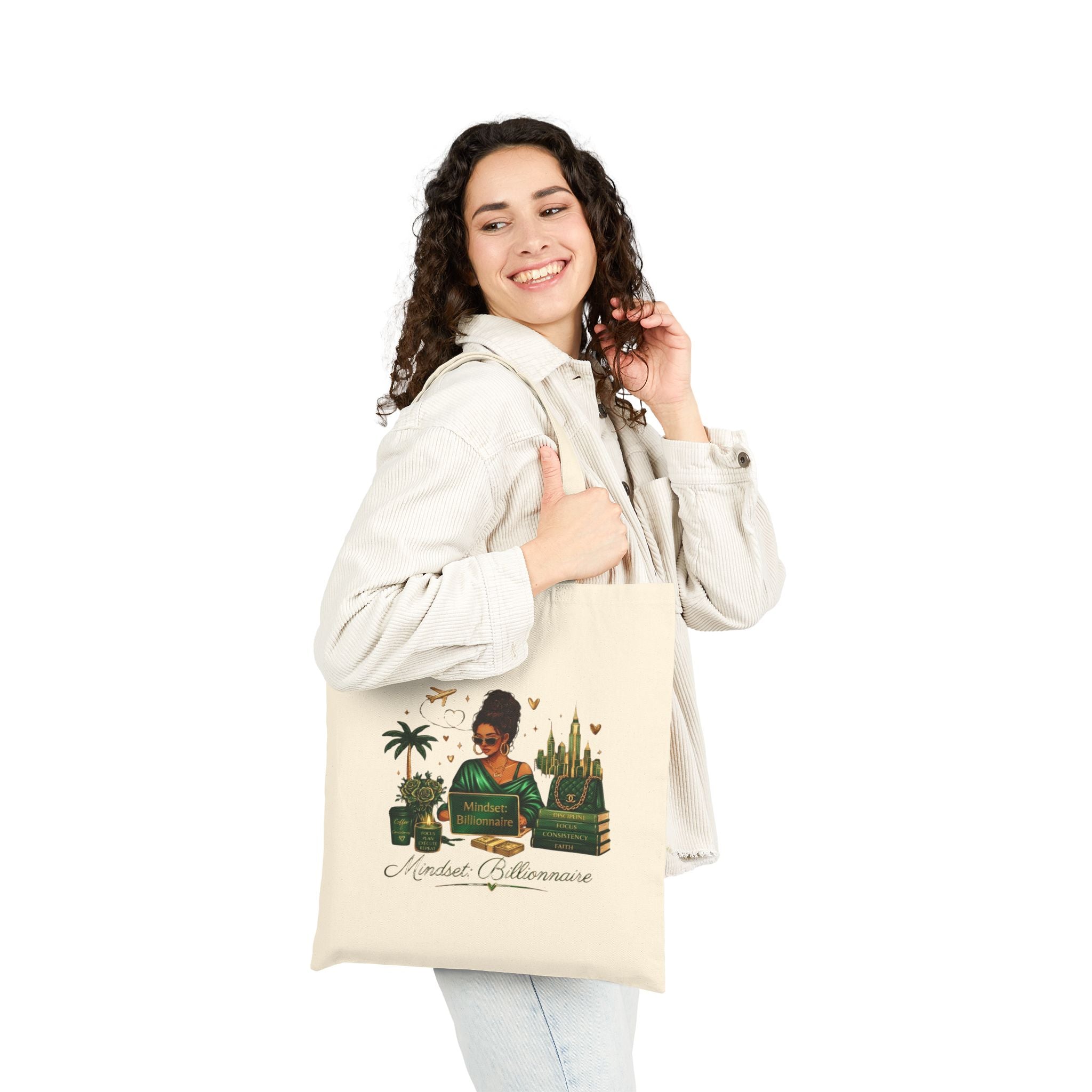 Tote Bag — "Monstera Botanica" Plant Lover Canvas Tote