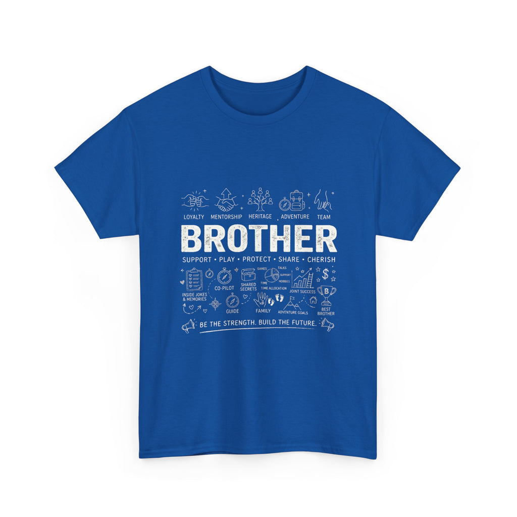 Brother Doodle T-Shirt — Cute Hand-Drawn Sibling Gift for Birthdays & Weddings