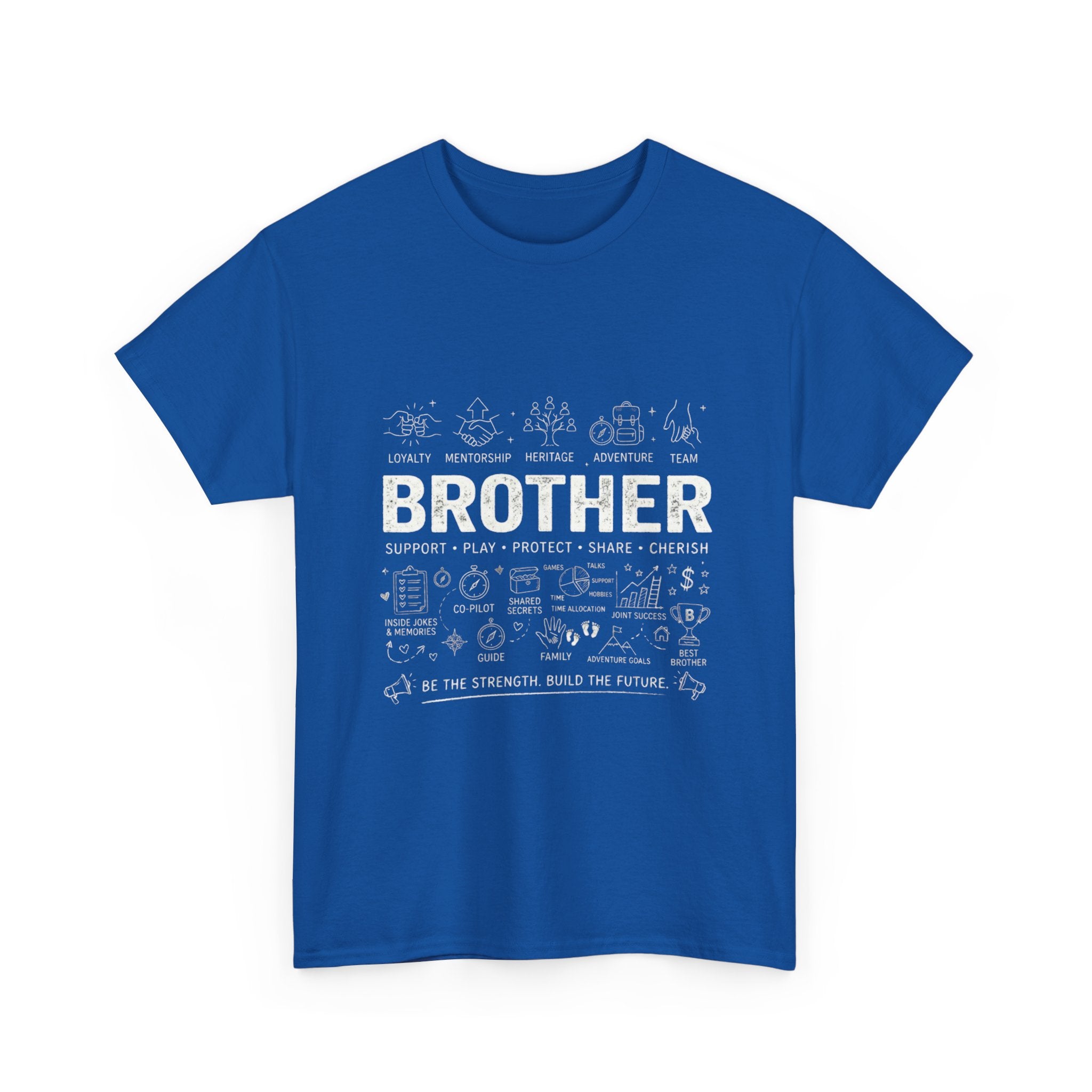 Brother Doodle T-Shirt — Cute Hand-Drawn Sibling Gift for Birthdays & Weddings