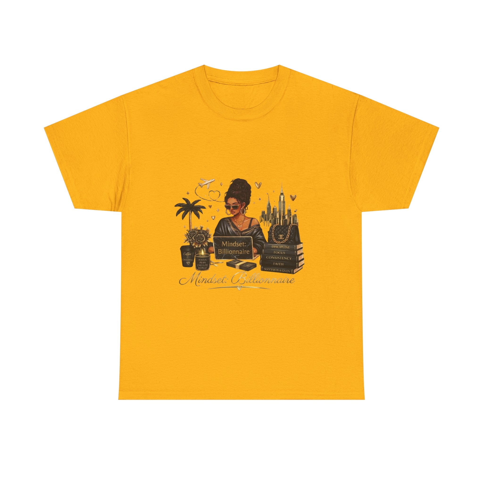 Millionnaire Mindset T-Shirt — Hustler Entrepreneur Motivational Tee