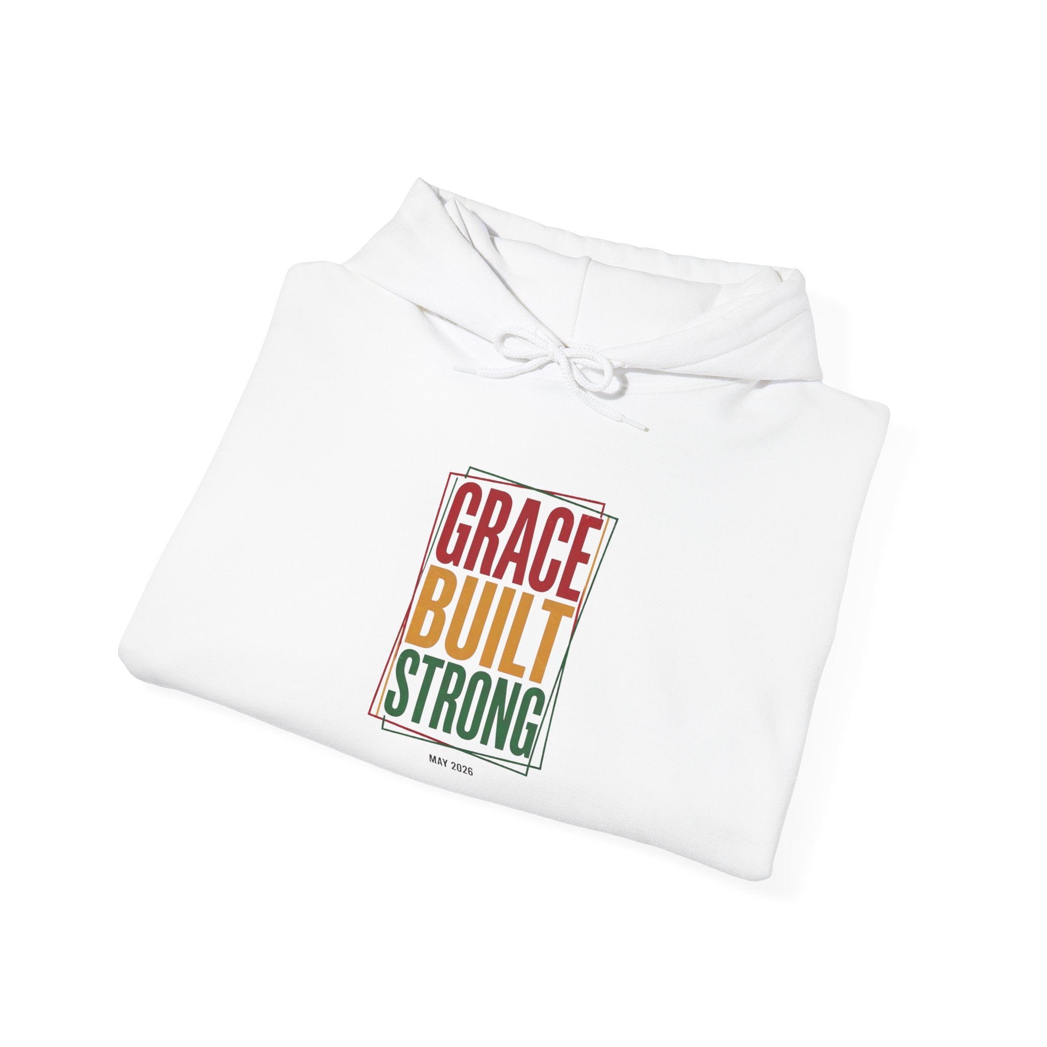 Grace Built Strong Hoodie | Juneteenth Pan-African 1865 Freedom Pride