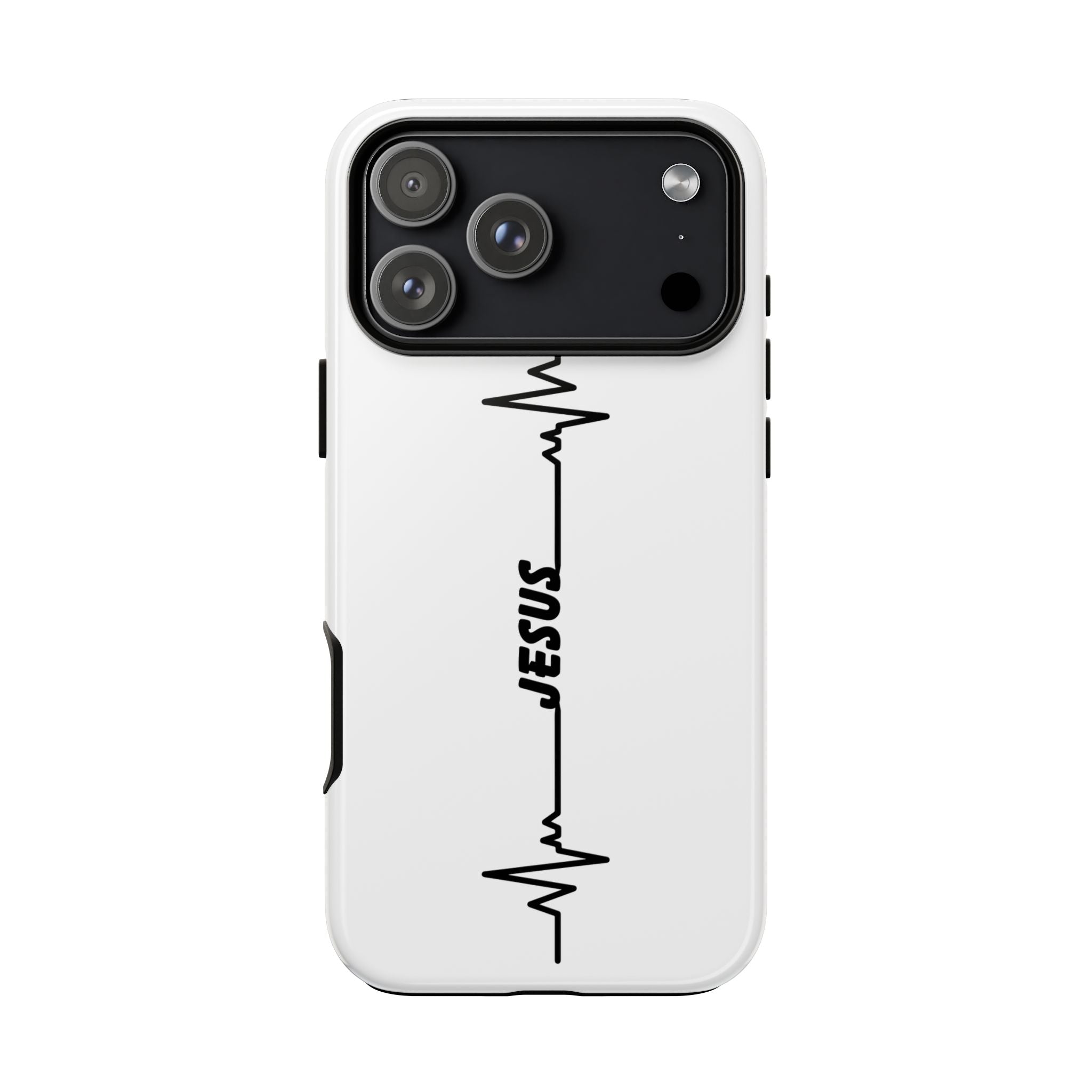 Jesus Heartbeat Phone Case — Christian Faith Protective Phone Cover