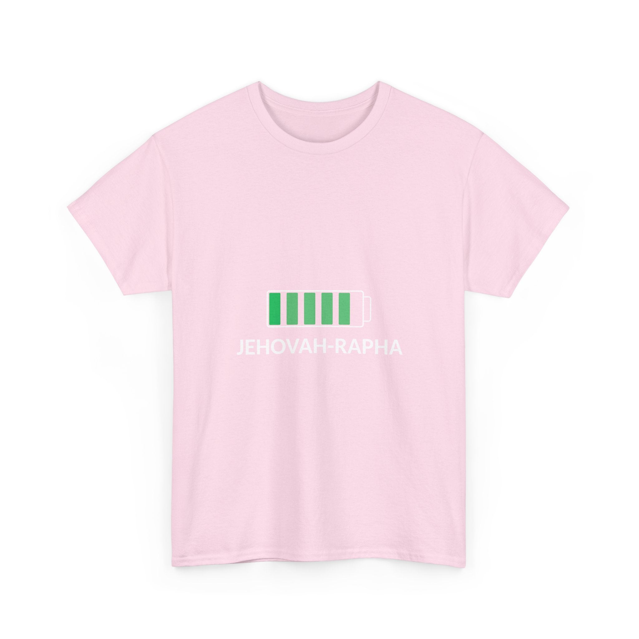 Battery Charge 'Jehovah-Rapha' T-Shirt — Christian Faith Tee