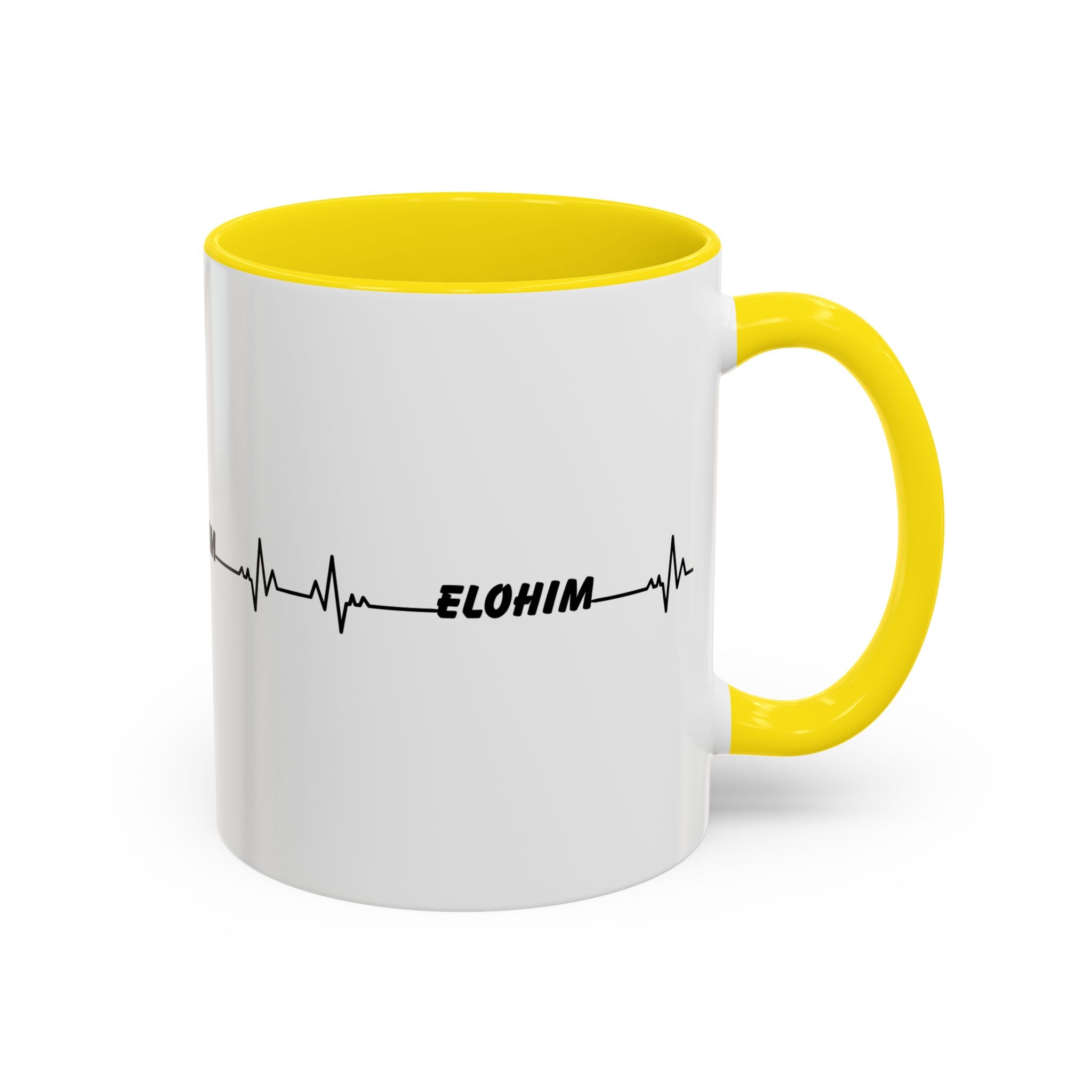 Elohim Heartbeat Accent Coffee Mug — 11/15oz