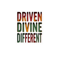 Driven Divine Different Sticker | Juneteenth Pan-African 1865 Pride