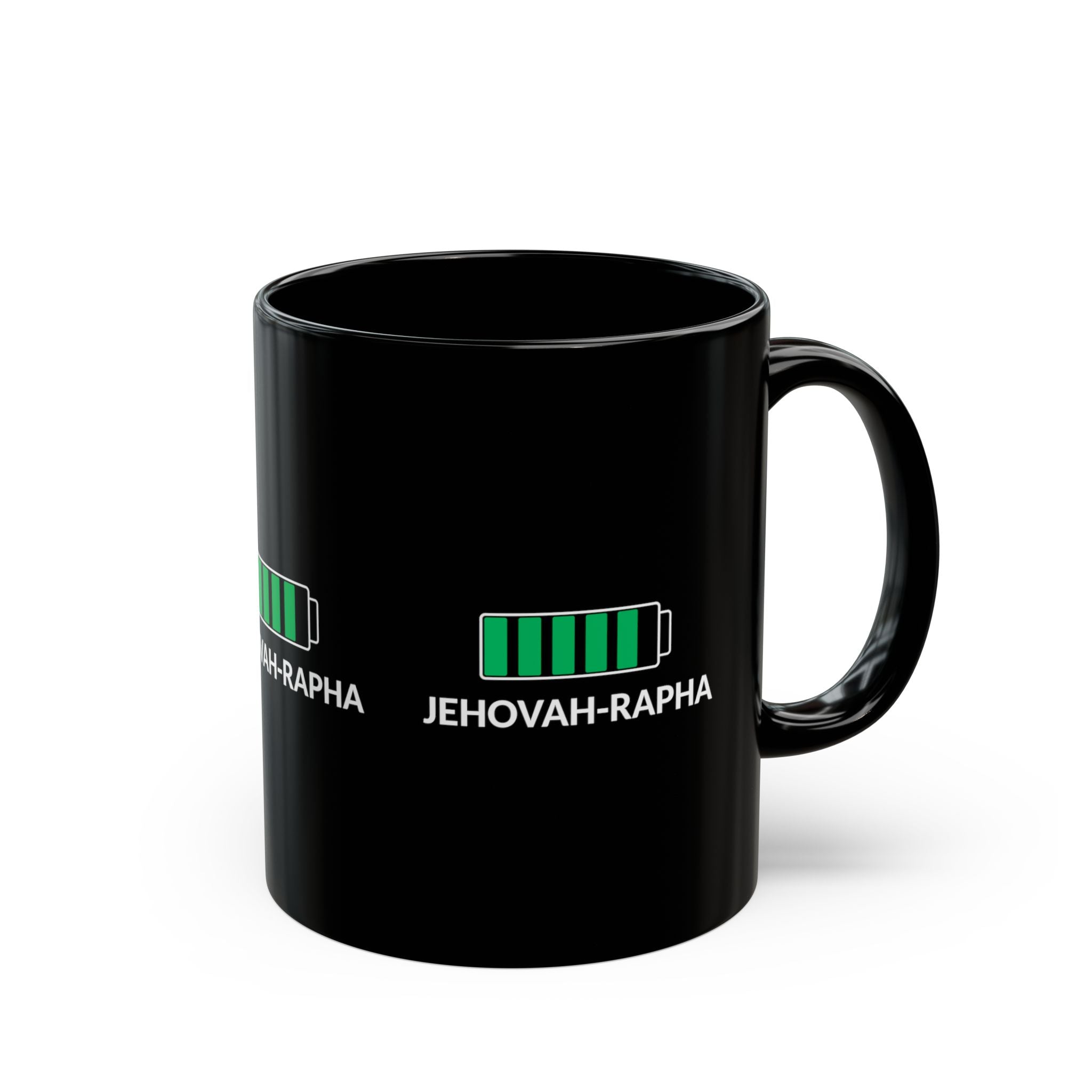 Jehovah-Rapha Battery Mug — Christian Faith Coffee Cup