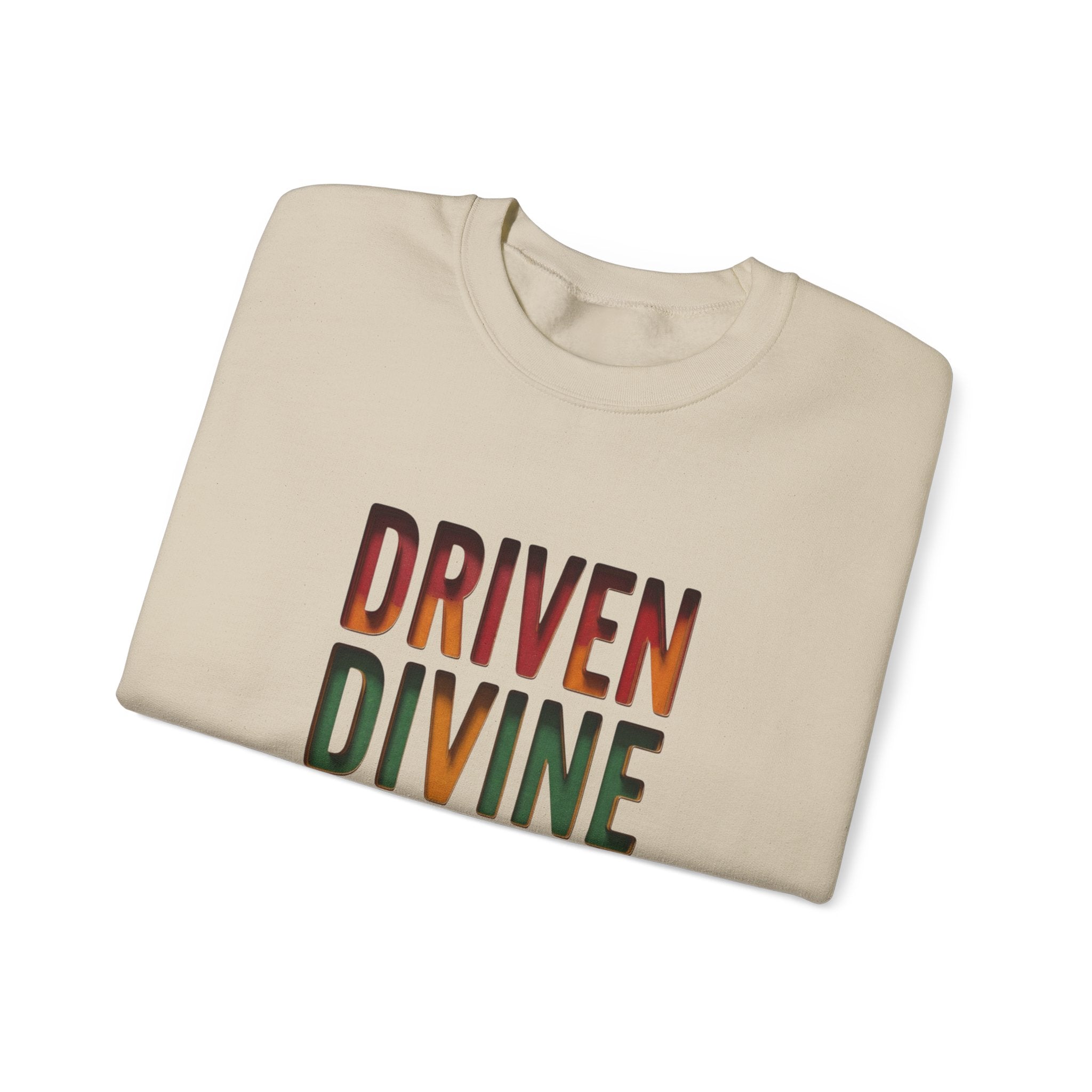Driven Divine Different Sweatshirt | Juneteenth Pan-African Colors, Freedom Message