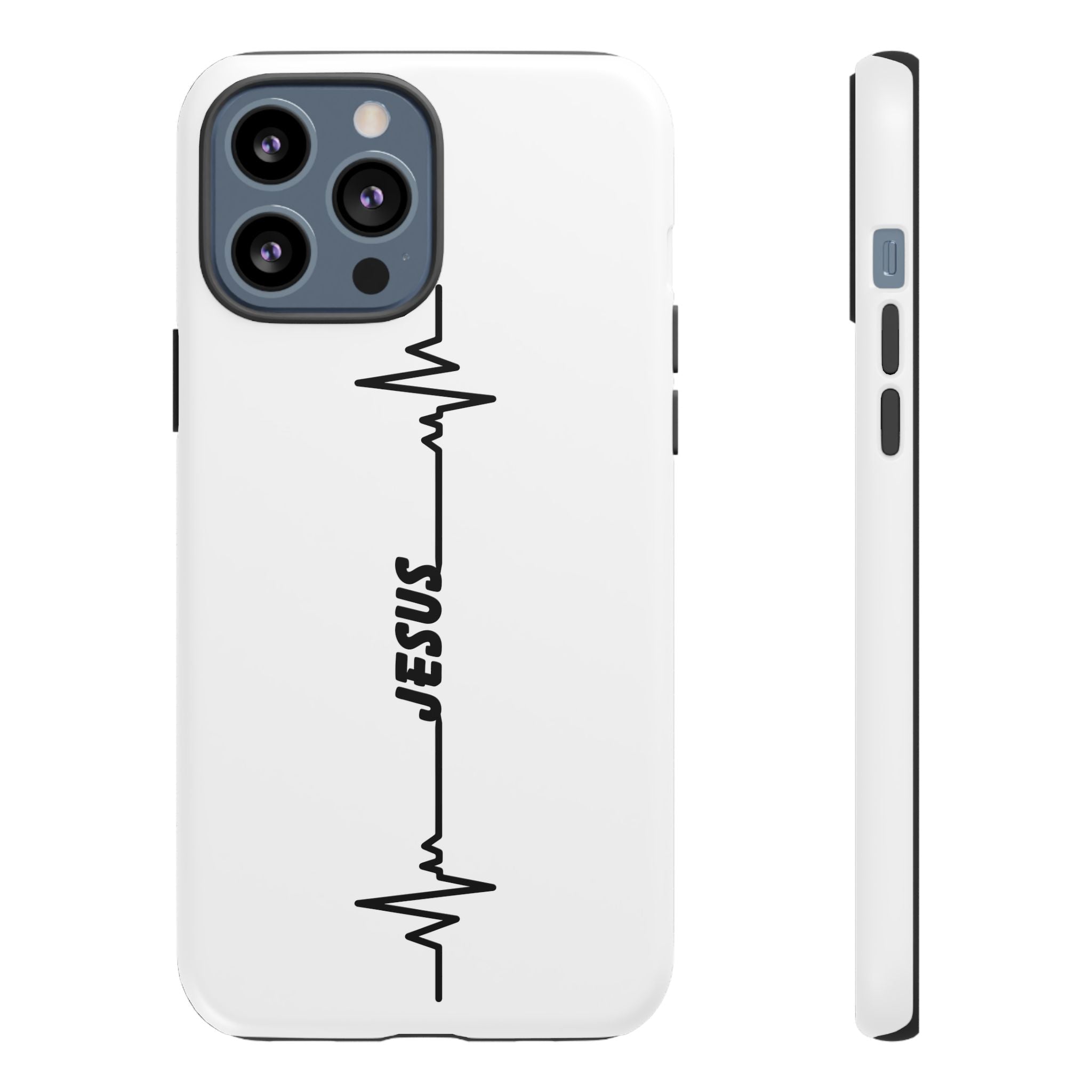 Jesus Heartbeat Phone Case — Christian Faith Protective Phone Cover