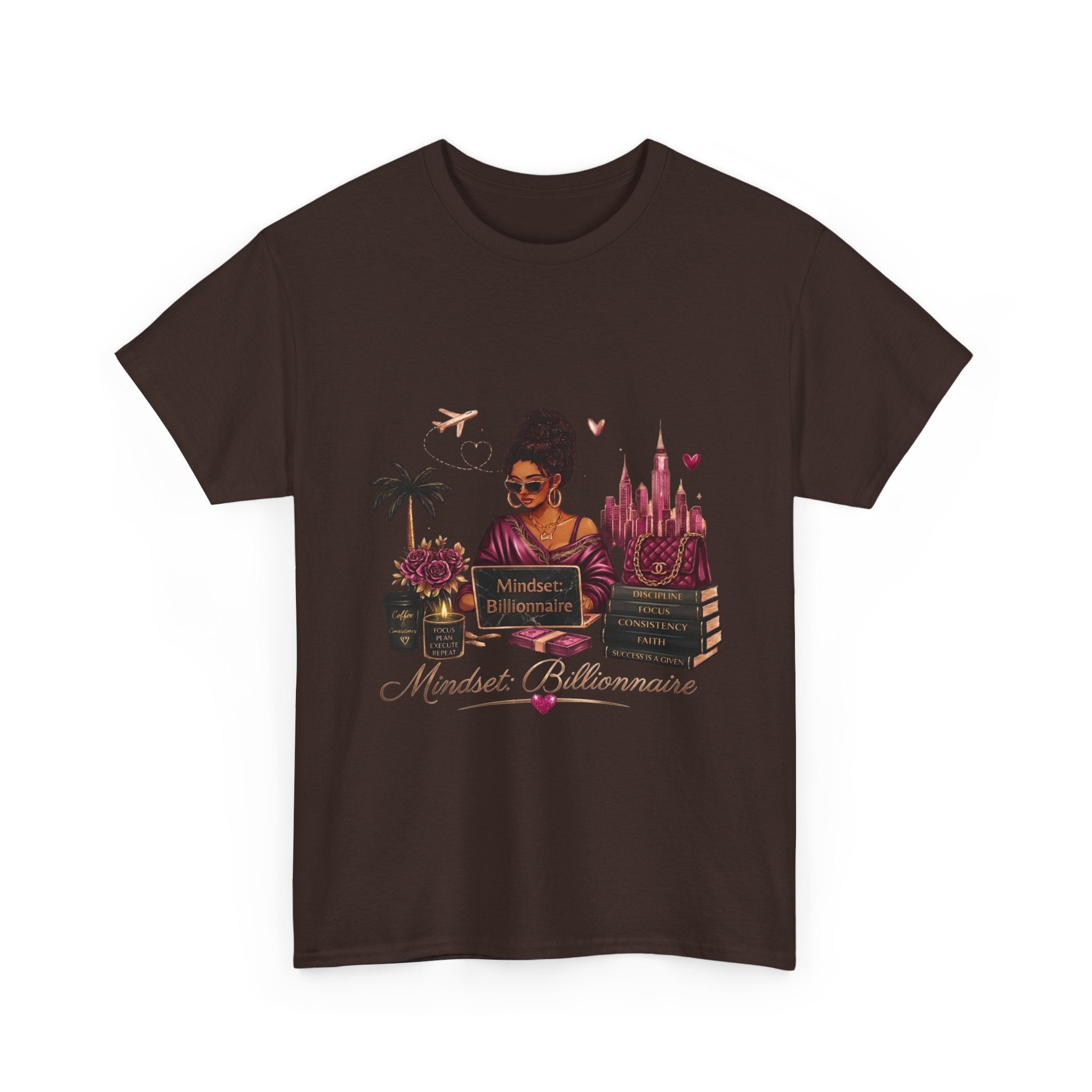 Black Mompreneur Travel Tee — Mom Boss Entrepreneur Shirt