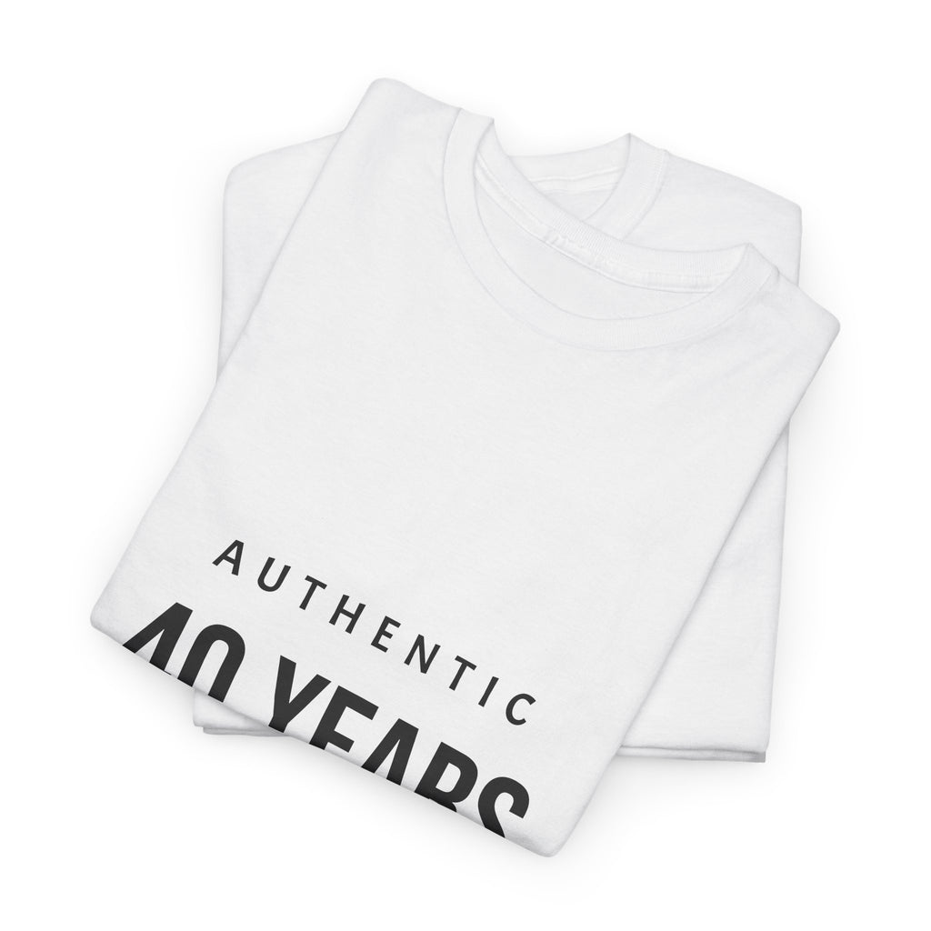 40 Years of Lessons Tee — "40 Years of Lessons, Losses, Glow-Ups, and Not Folding Once"