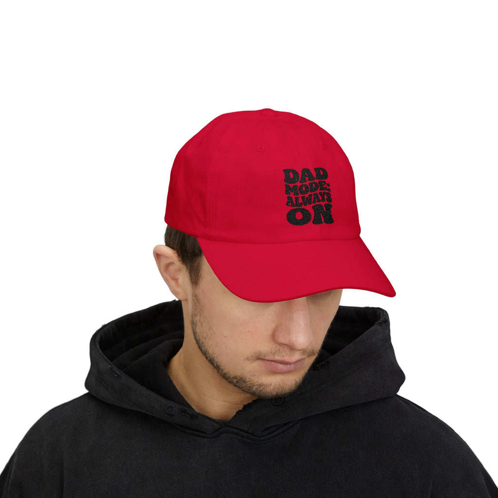 DAD MODE: ALWAYS ON Cap — Classic Dad Hat for Fathers & New Dads