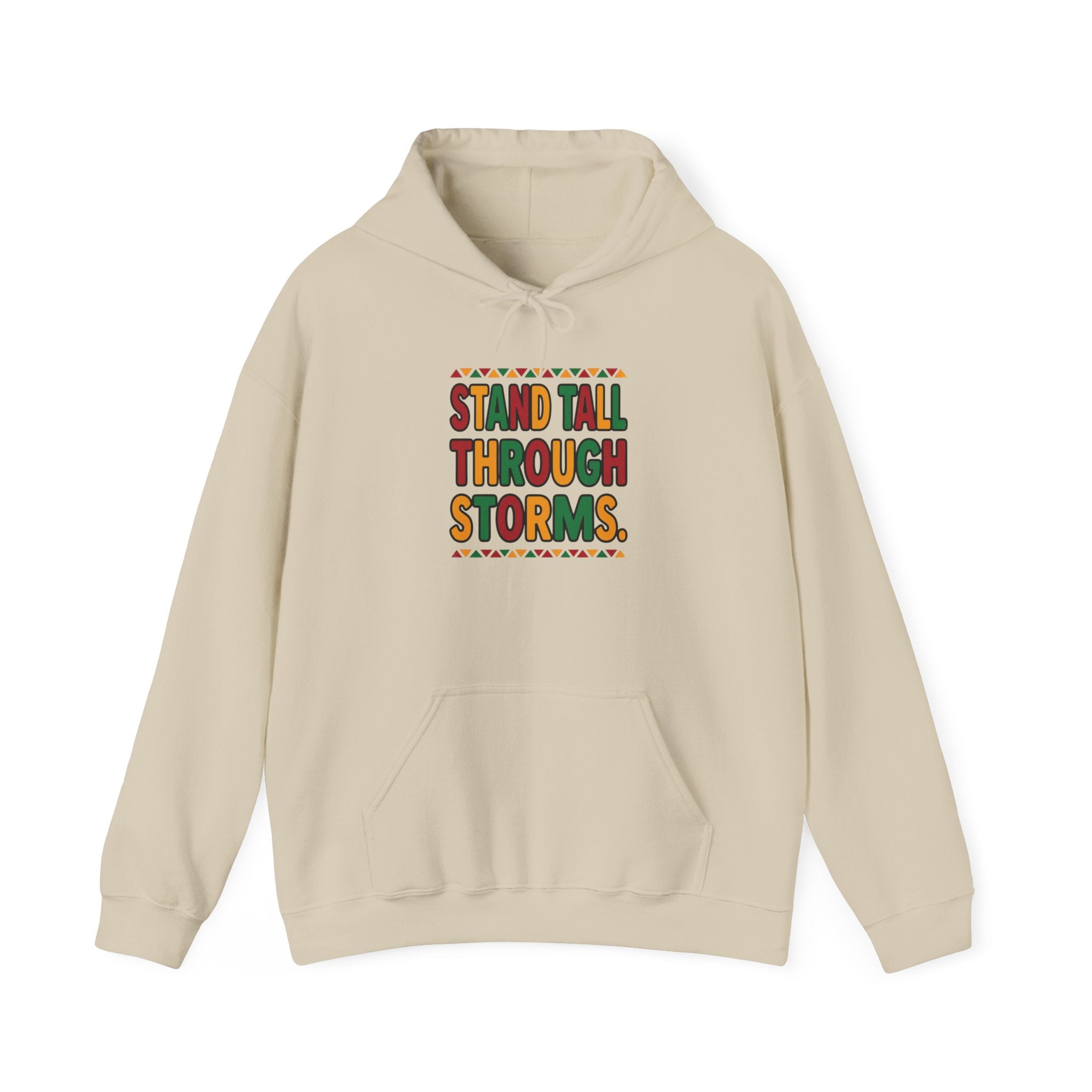 Stand Tall Through Storms Hoodie | Juneteenth Pan-African Freedom 1865