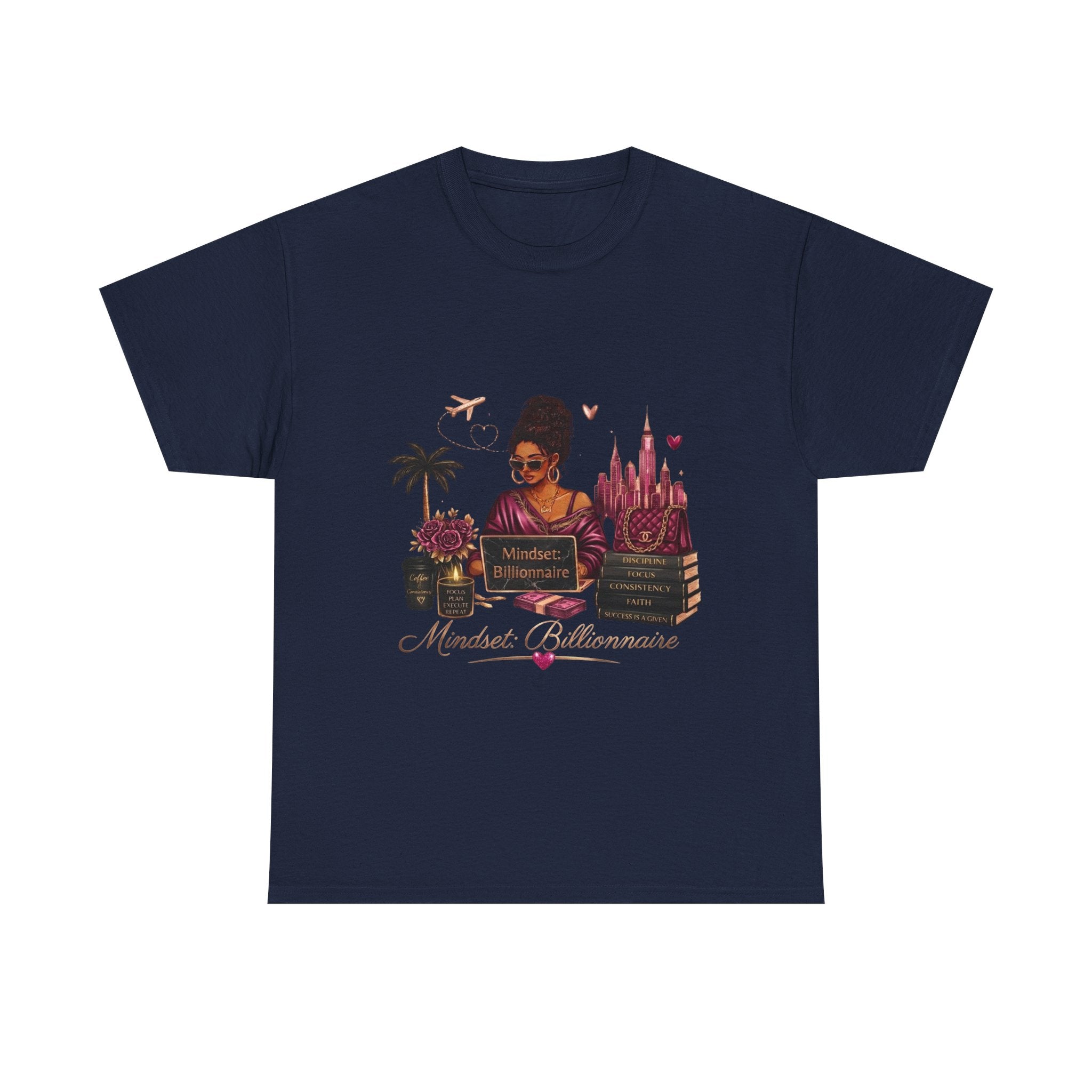 Black Mompreneur Travel Tee — Mom Boss Entrepreneur Shirt