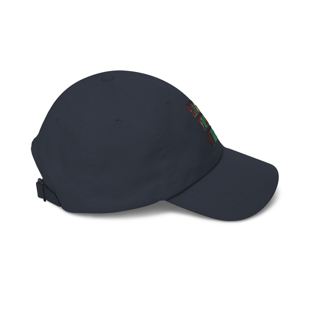 Dad Cap — Elegant Fierce Fearless Floral Embroidered Hat