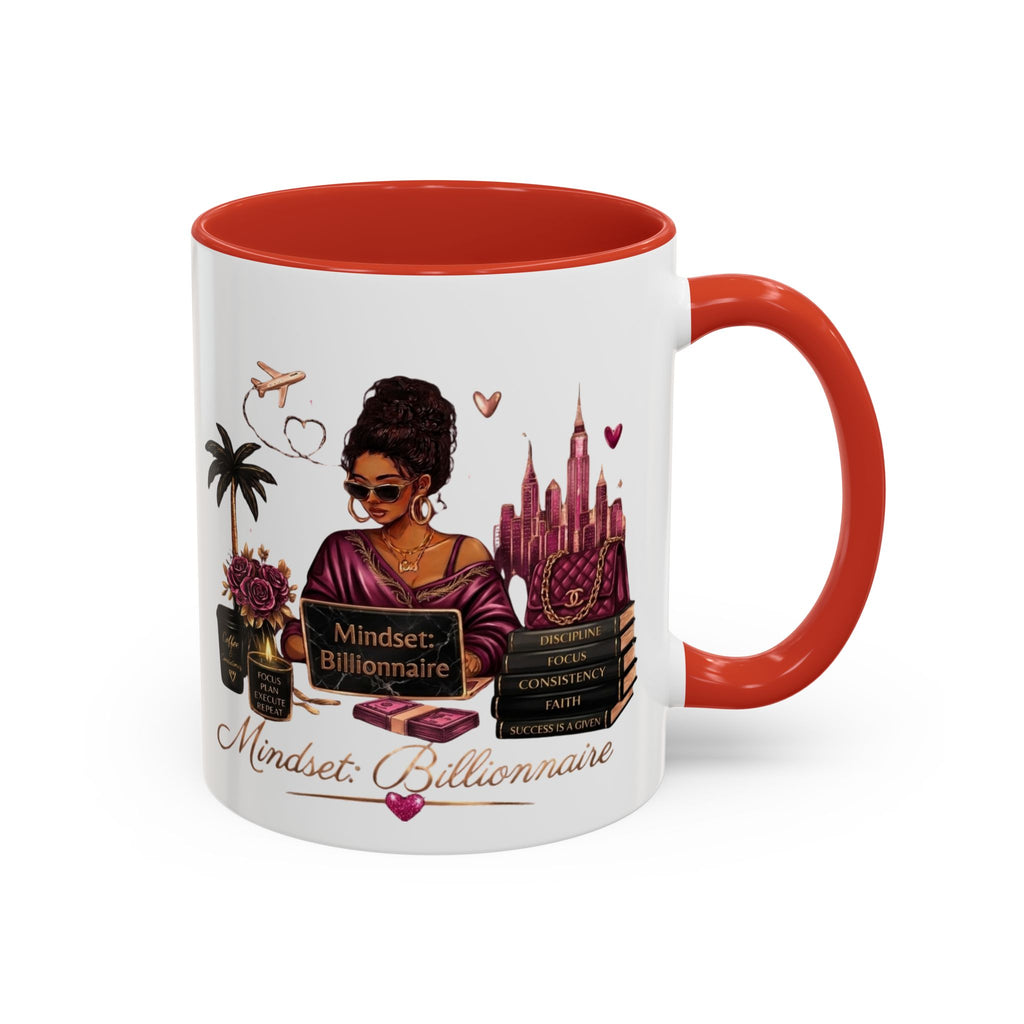 Mindset Billionaire Coffee Mug — Empowerment Coffee Cup for Ambitious Women