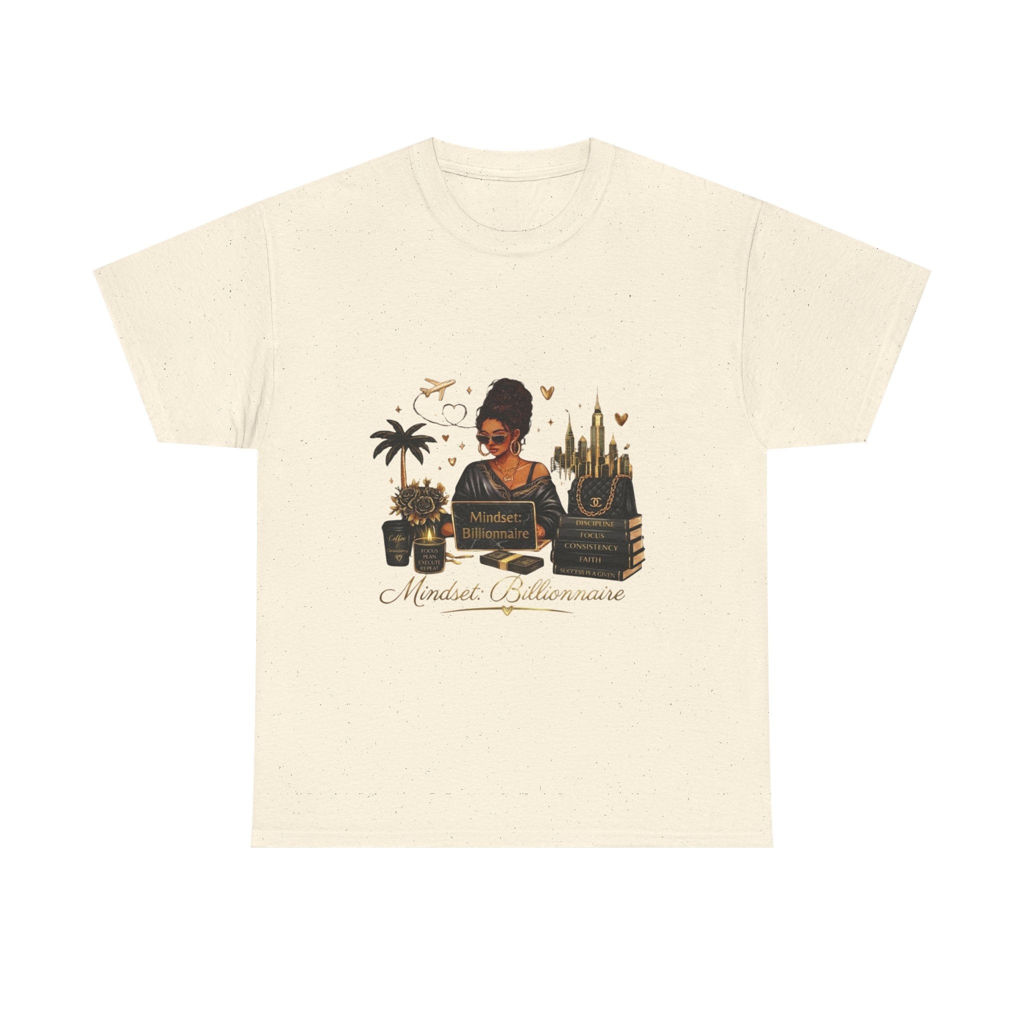 Millionnaire Mindset T-Shirt — Hustler Entrepreneur Motivational Tee