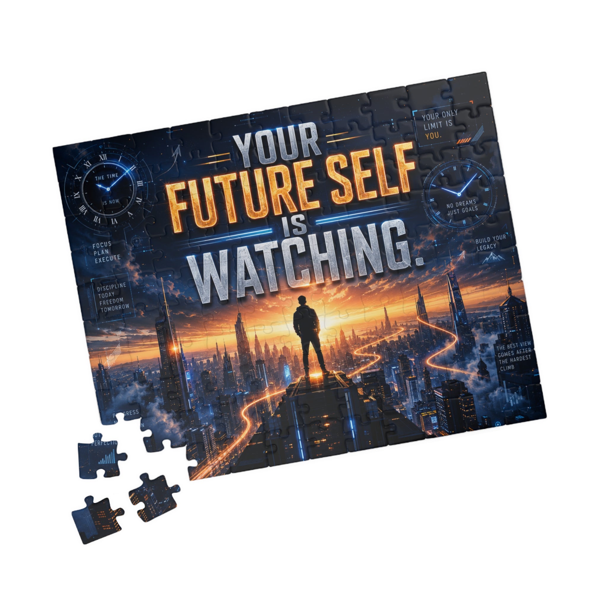 Motivational 'Your Future Self Is Watching' Puzzle (110–1014 pcs)