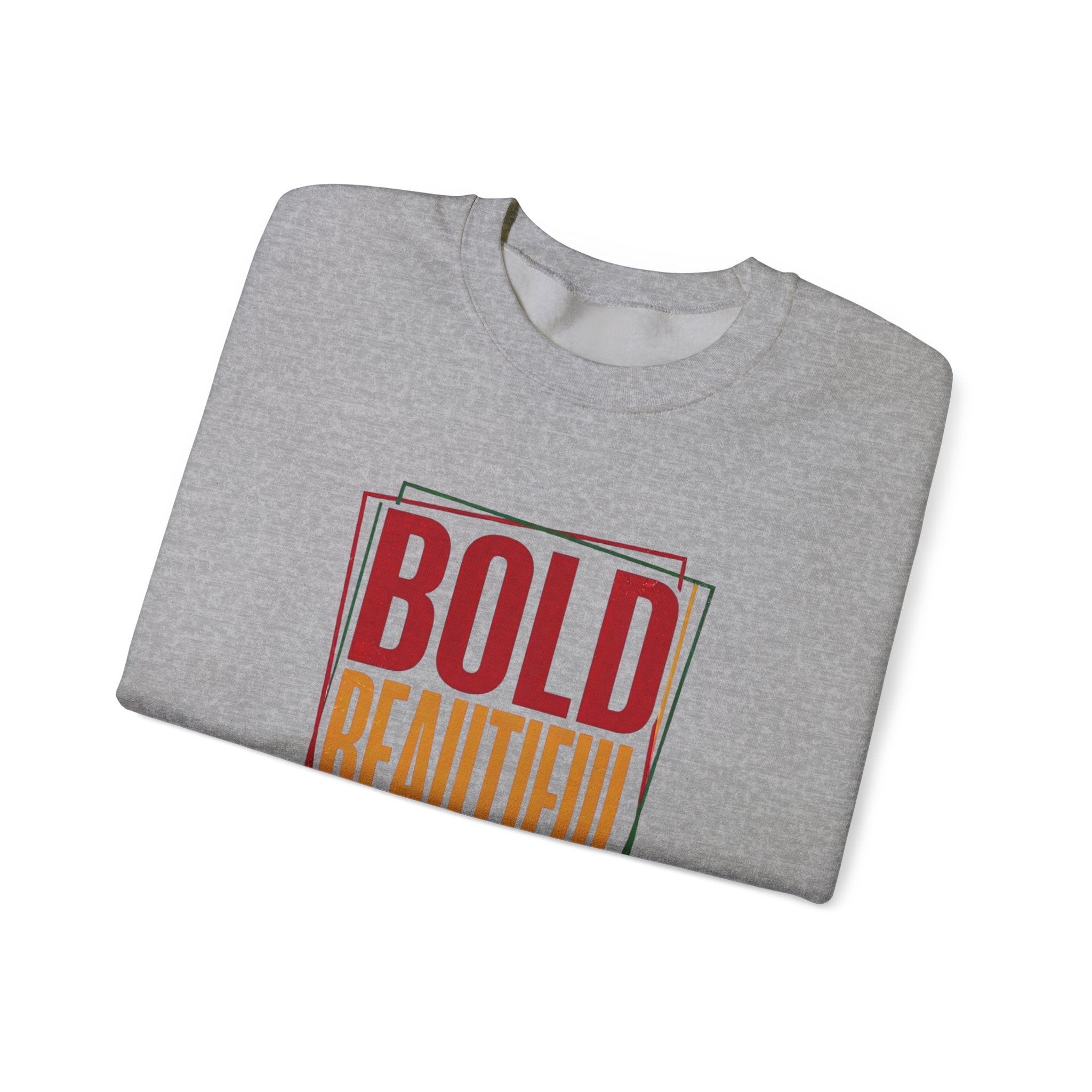 Bold Beautiful Unstoppable Crewneck Sweatshirt | Juneteenth Pan-African 1865 Freedom