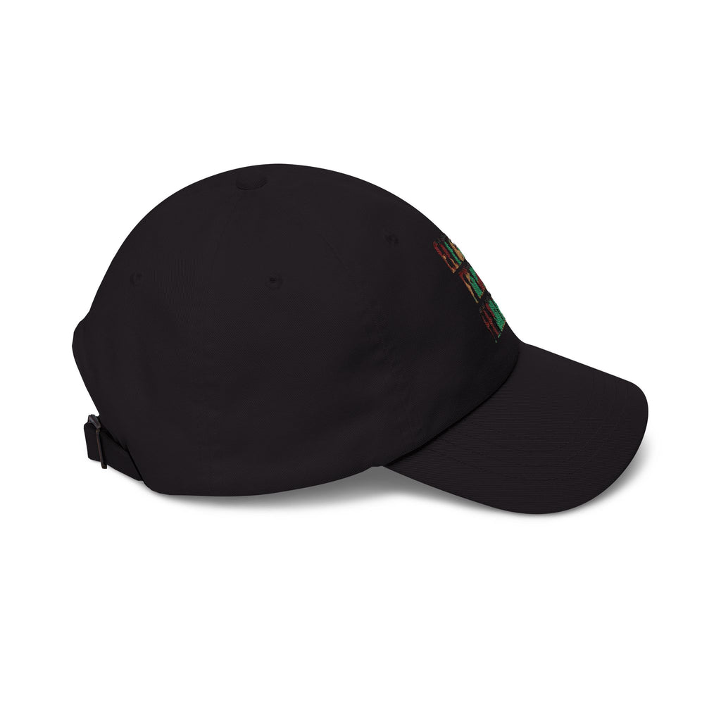 Dad Cap — Elegant Fierce Fearless Floral Embroidered Hat