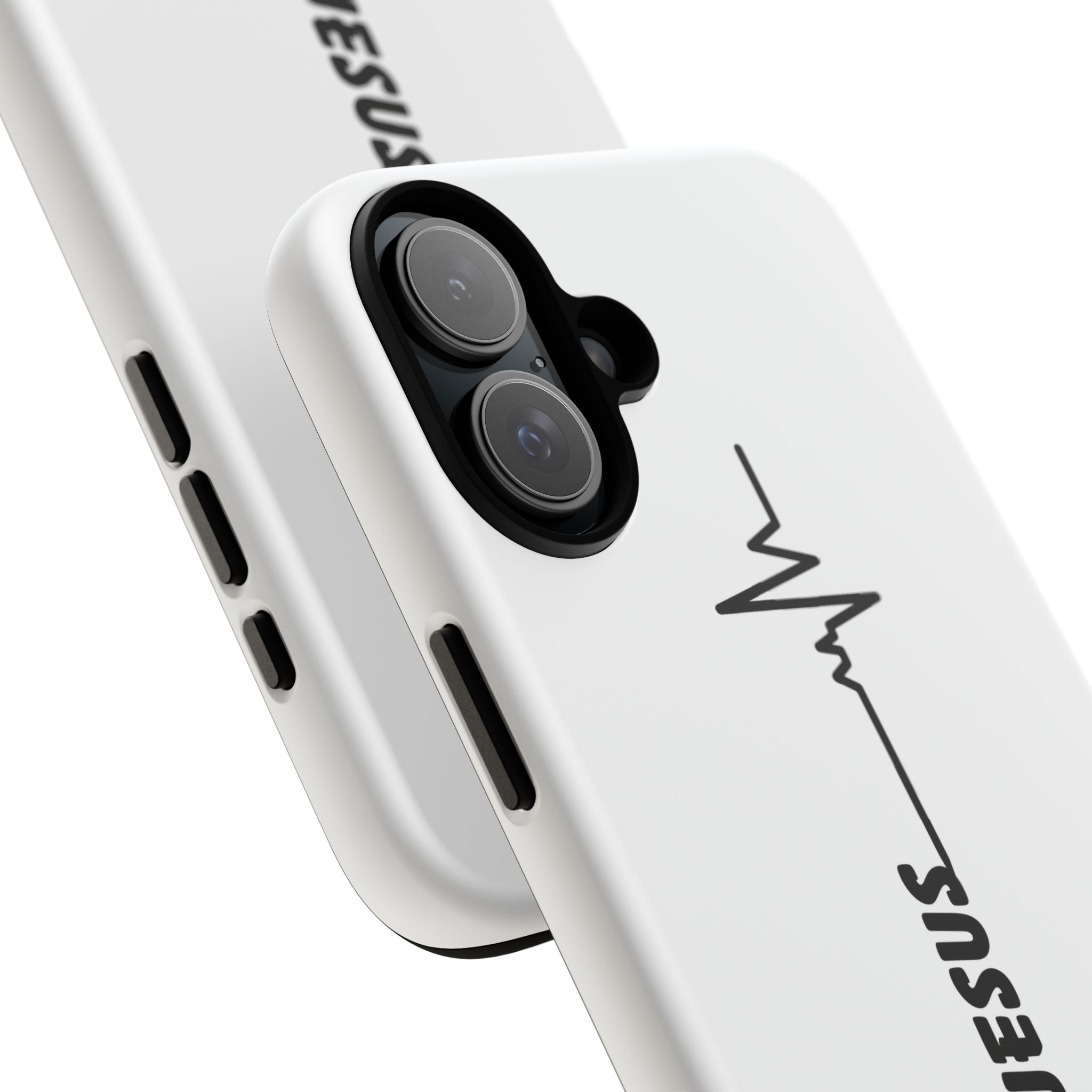 Jesus Heartbeat Phone Case — Christian Faith Protective Phone Cover