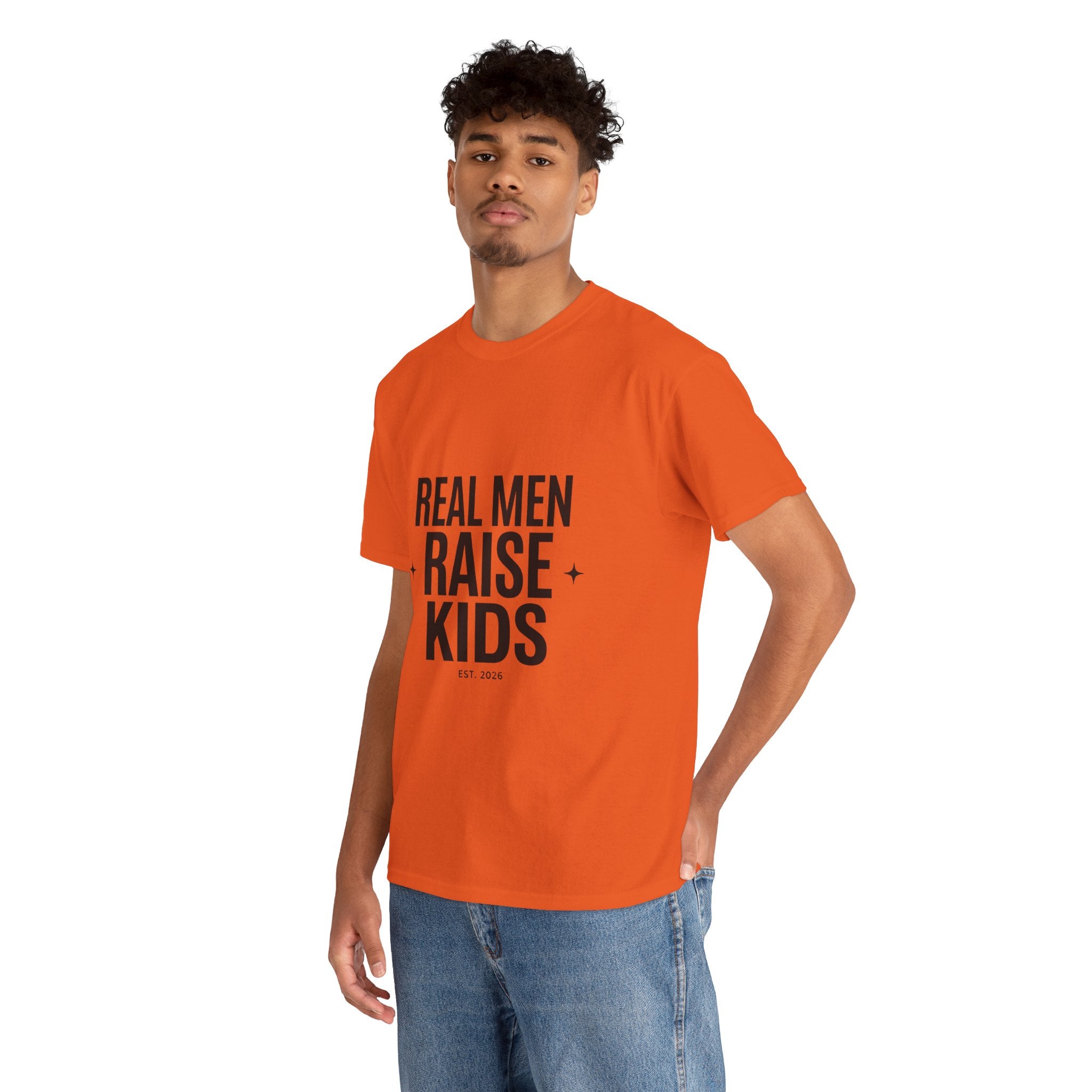 Real Men Raise Kids T-Shirt — Fatherhood Dad Pride Tee