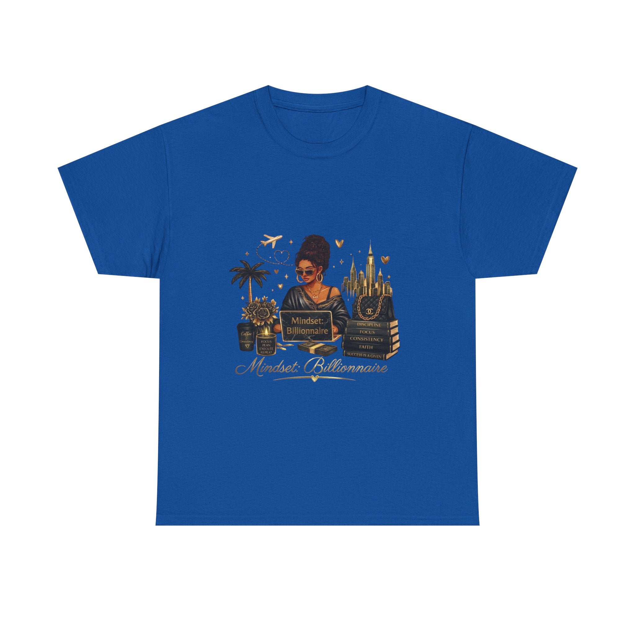 Millionnaire Mindset T-Shirt — Hustler Entrepreneur Motivational Tee