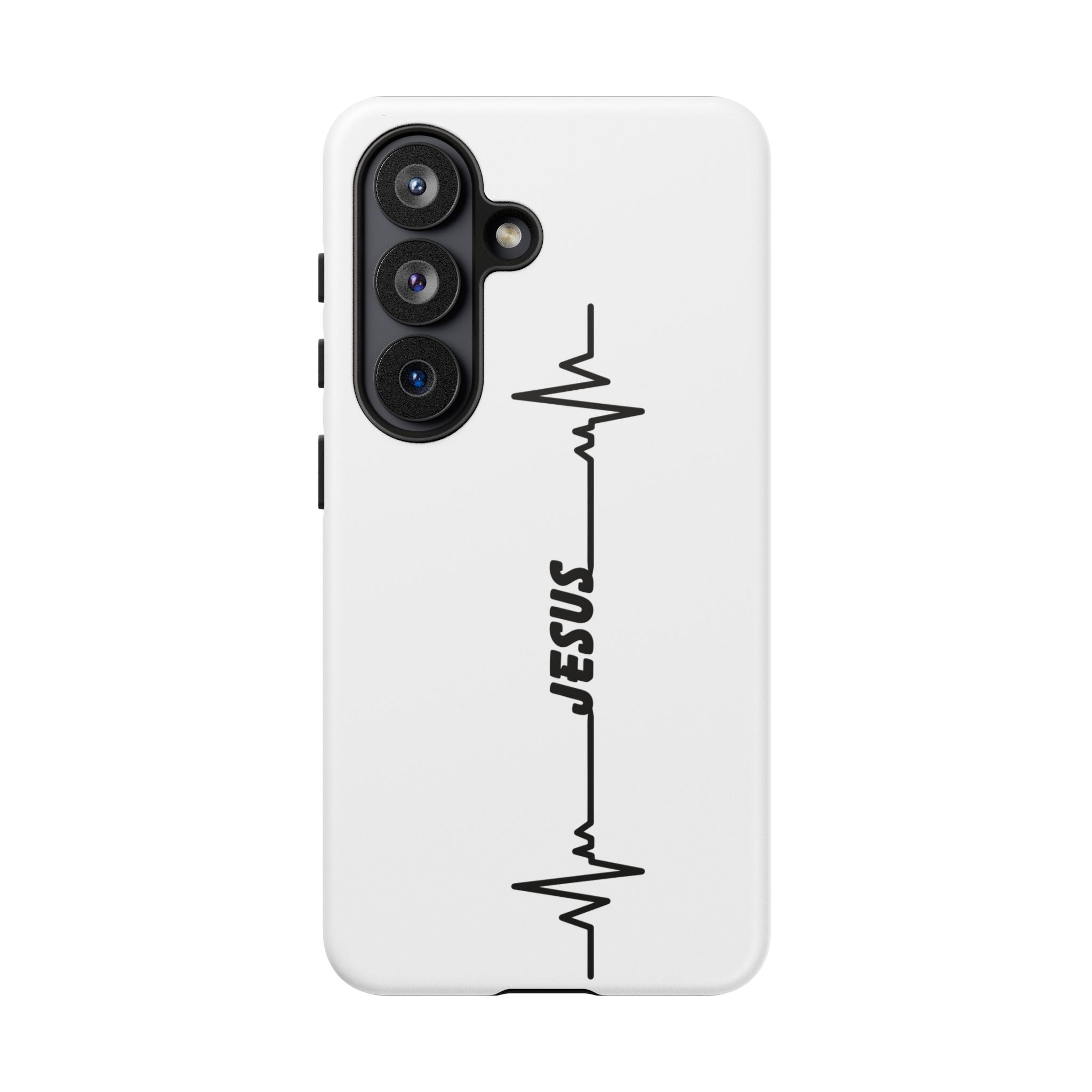 Jesus Heartbeat Phone Case — Christian Faith Protective Phone Cover