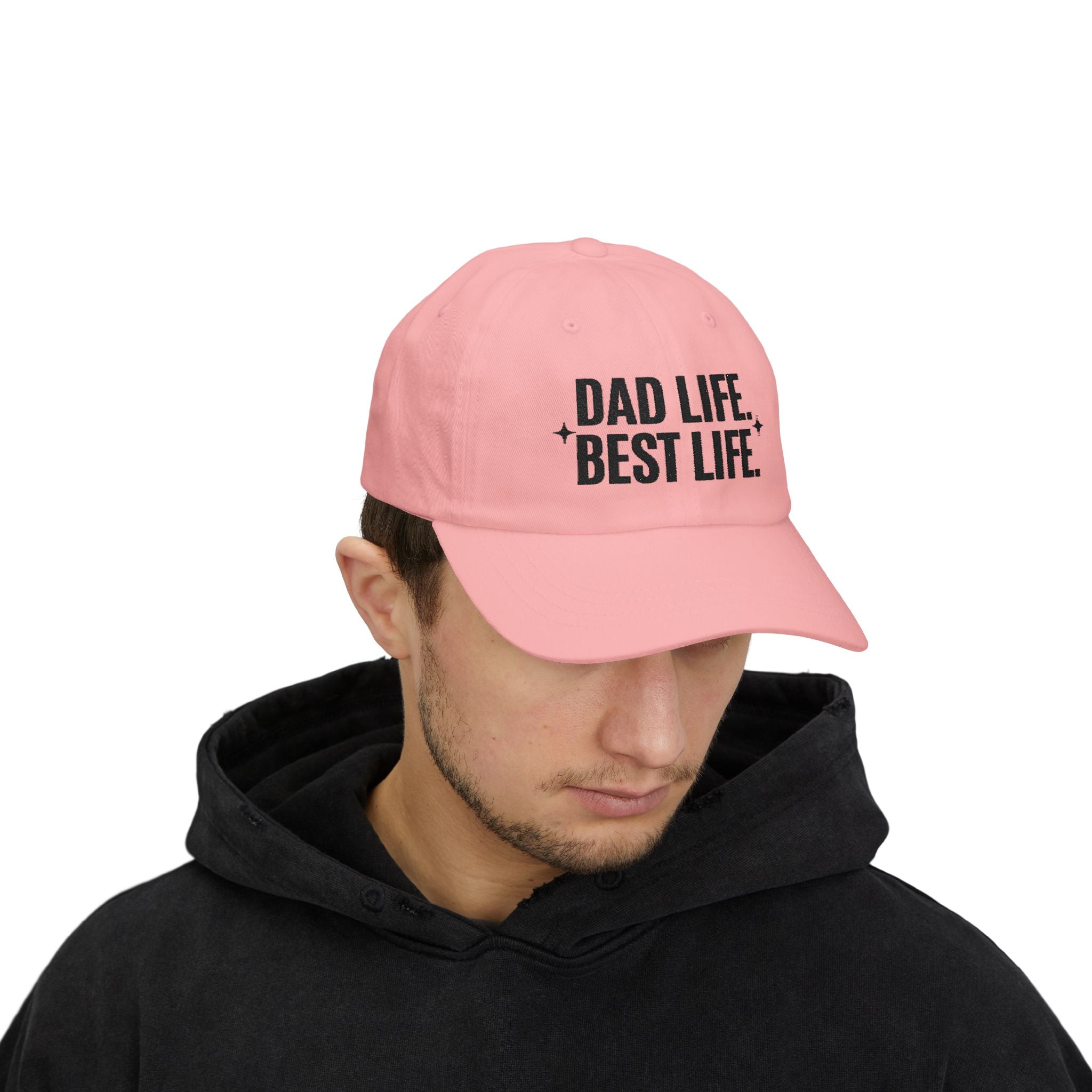 Dad Life, Best Life Dad Cap — Embroidered Baseball Hat for Fathers, Father’s Day Gift