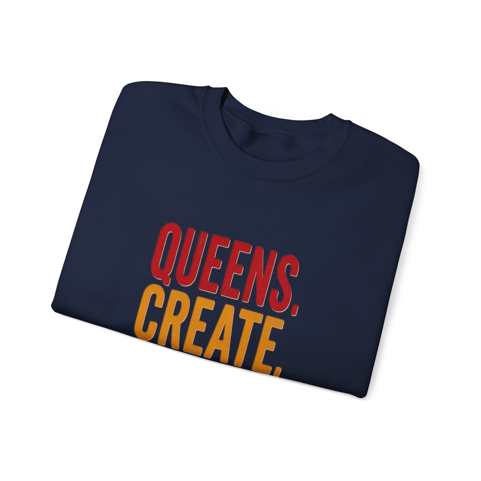 Queens Create Legacy Sweatshirt | Juneteenth Pan-African Colors, Black Pride