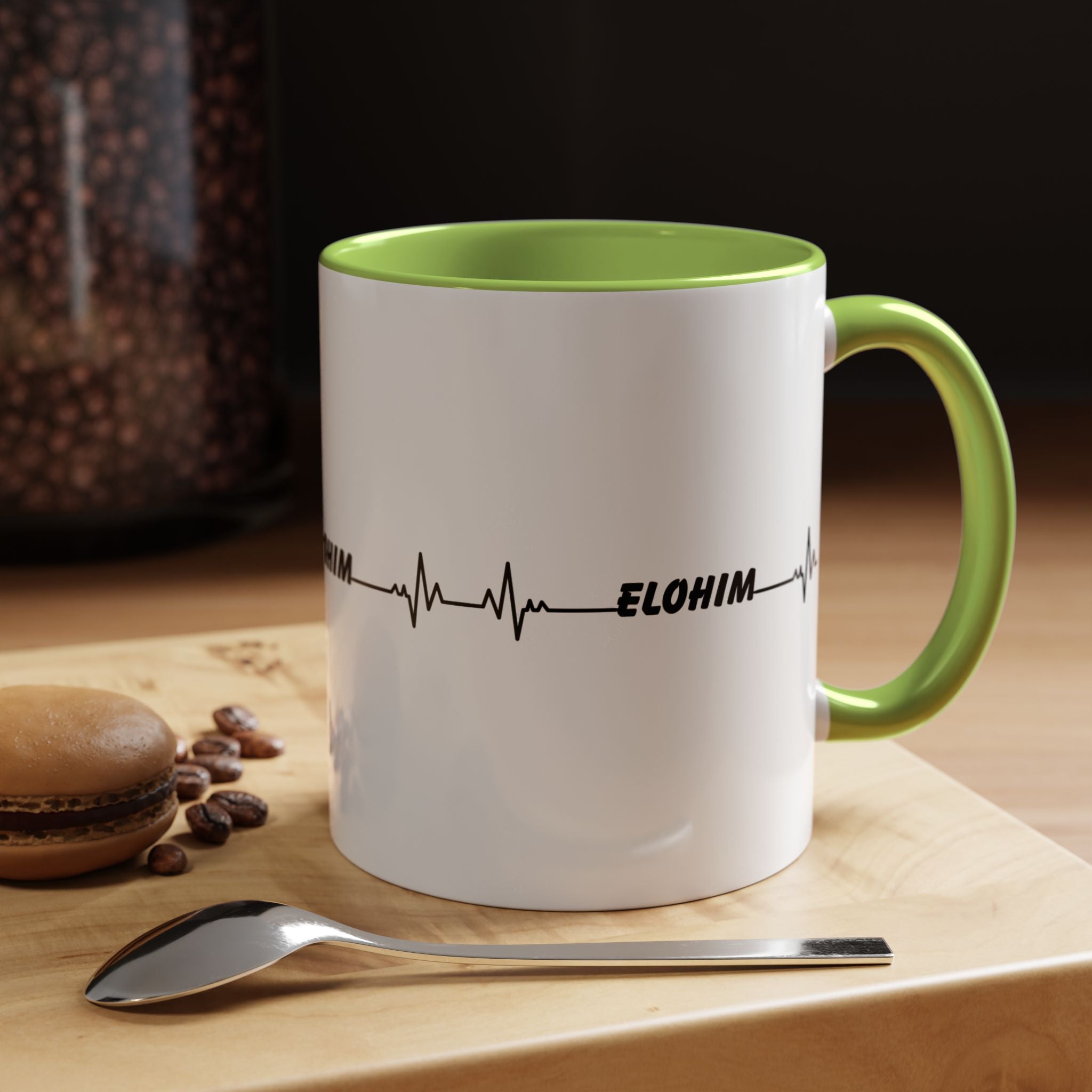 Elohim Heartbeat Accent Coffee Mug — 11/15oz