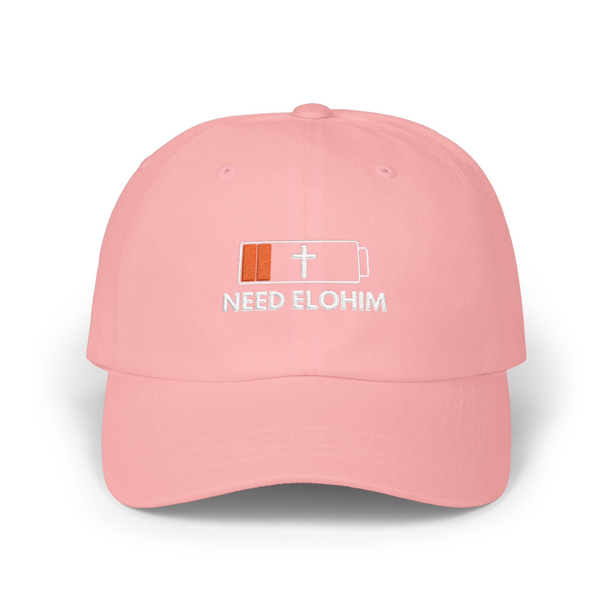 Need Elohim Dad Cap — Low Battery Faith Baseball Hat