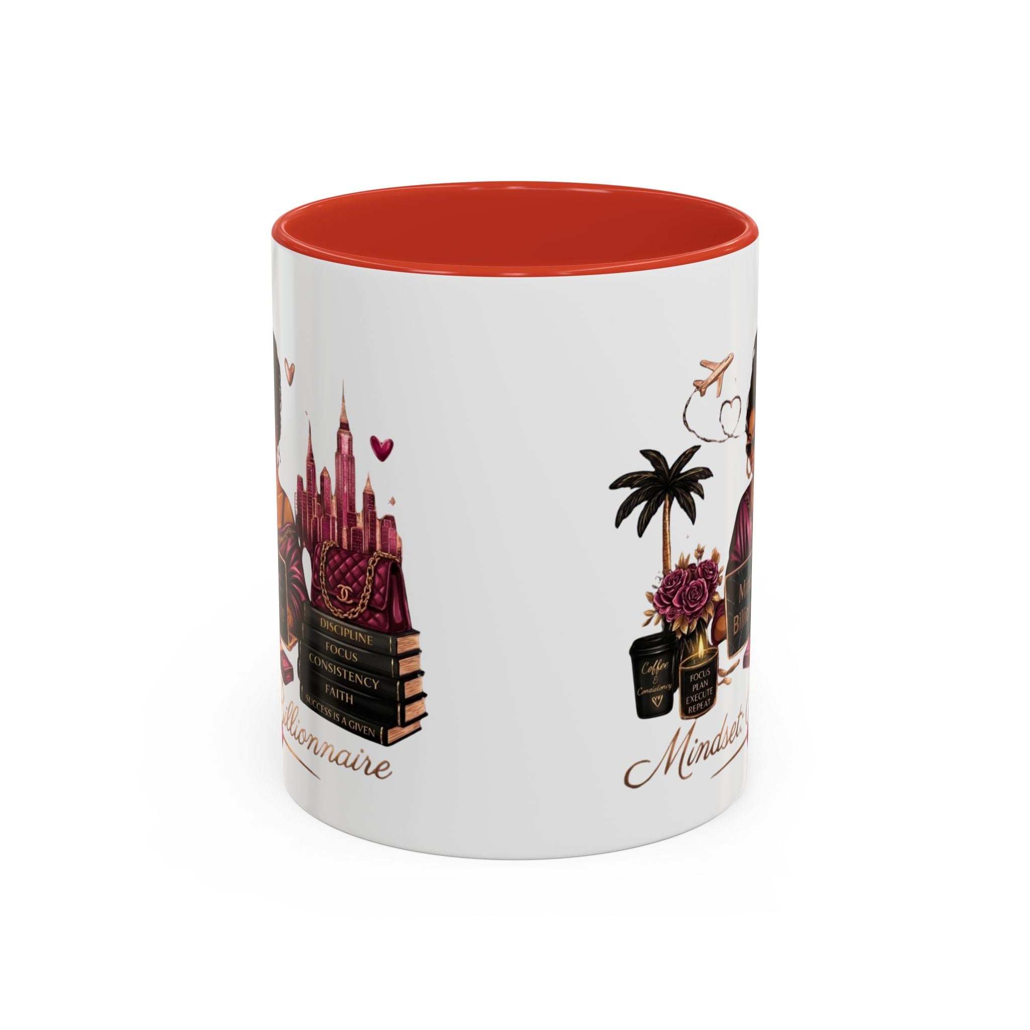 Mindset Billionaire Coffee Mug — Empowerment Coffee Cup for Ambitious Women