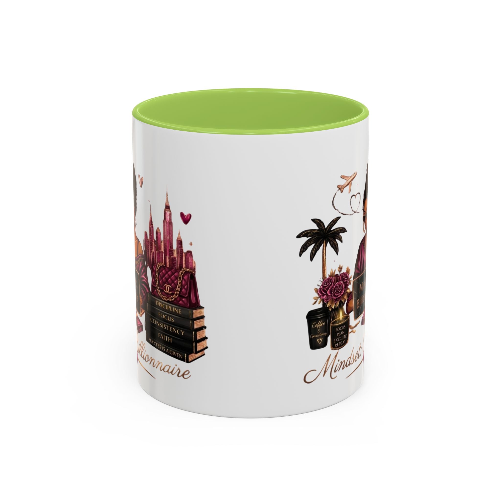 Mindset Billionaire Coffee Mug — Empowerment Coffee Cup for Ambitious Women